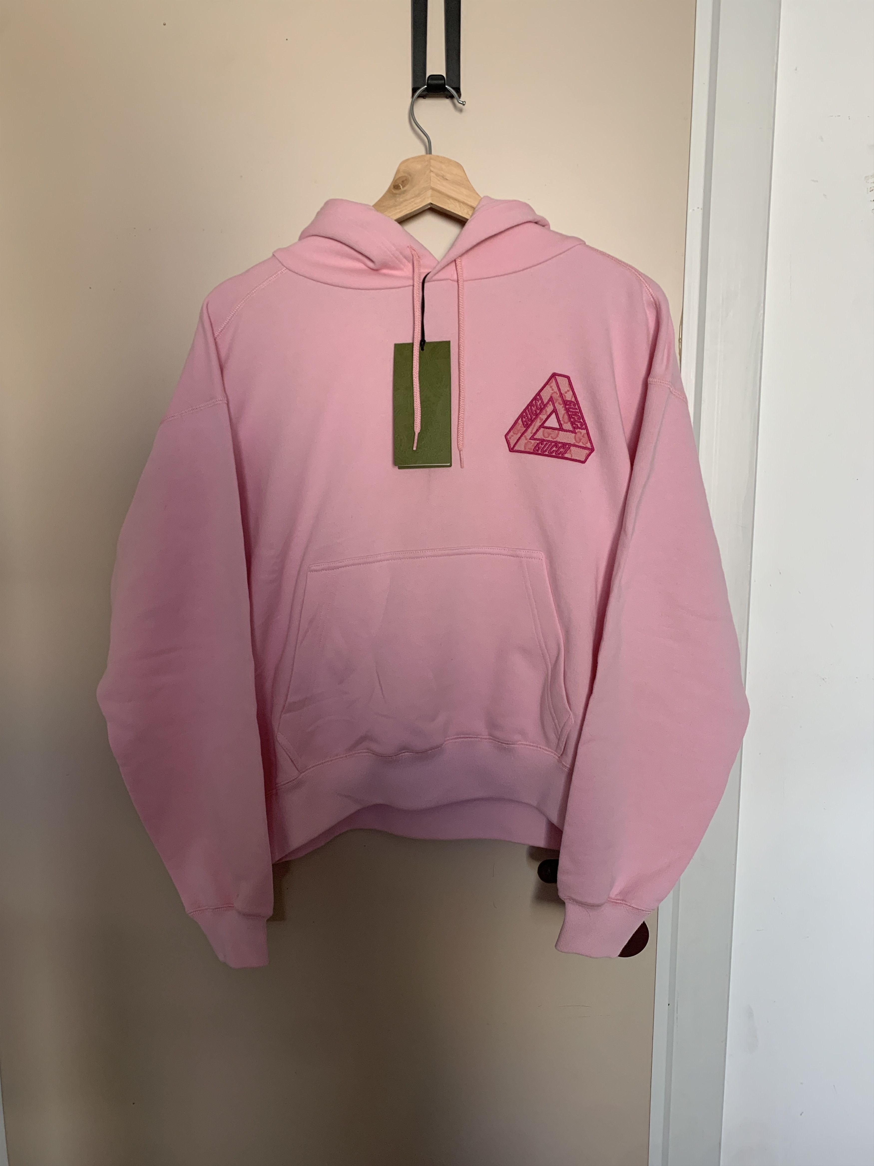 Gucci crop hoodie hotsell