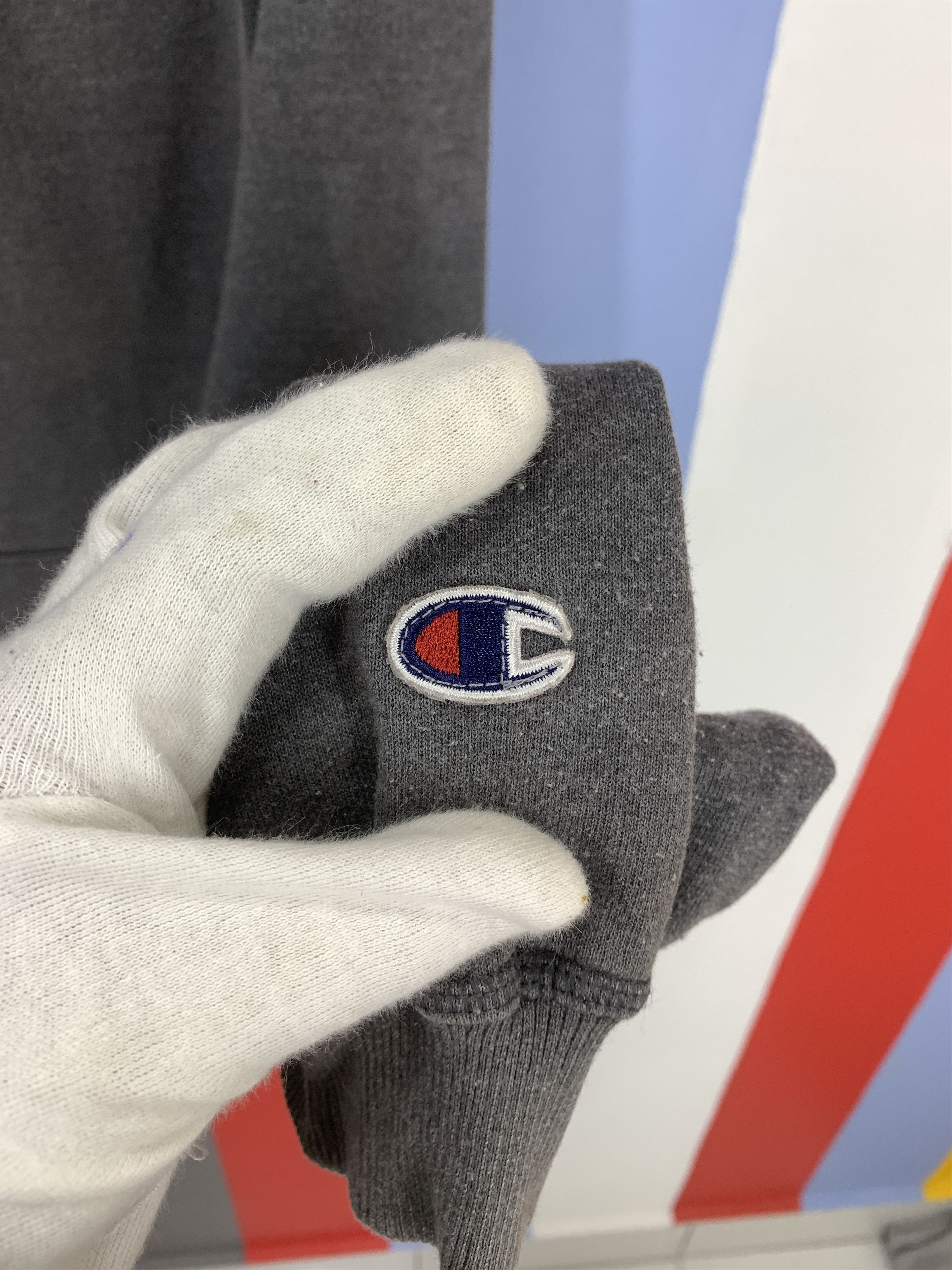 Champion Y2K Vintage CHAMPION Hoodie Pullover #2214/21 Size US XL / EU 56 / 4 - 7 Thumbnail