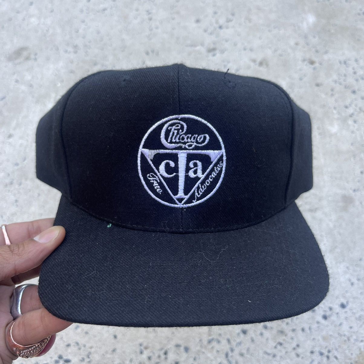 Rap Tees Vintage CHICAGO BAND Logo Snapback Cap Size ONE SIZE - 1 Thumbnail