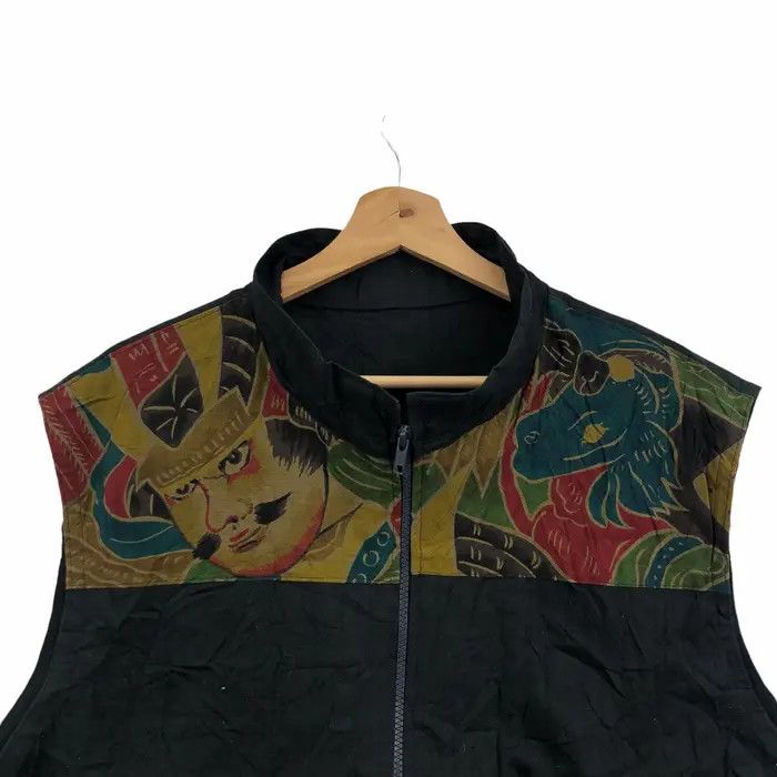 Japanese Brand Vintage 90’ SAMURAI JAPAN TRADITIONAL Art Vest Jacket Size US M / EU 48-50 / 2 - 4 Thumbnail