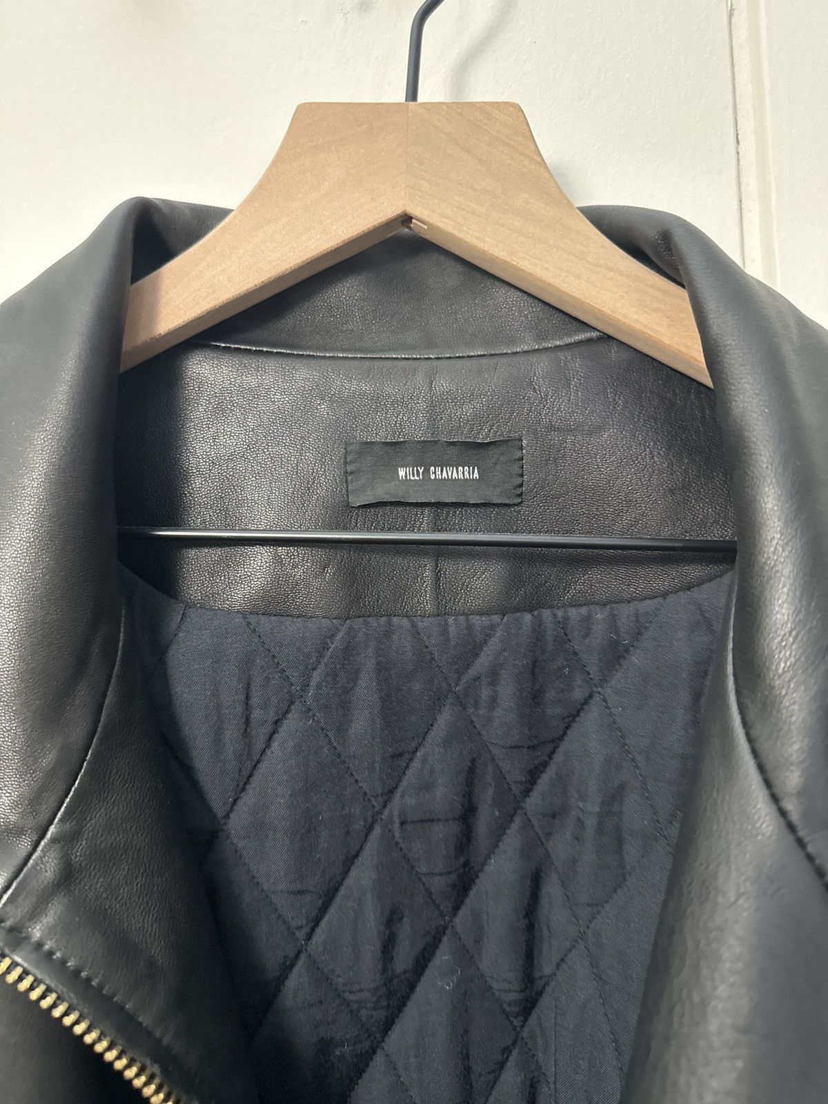 Willy Chavarria RUFF RIDER LEATHER JACKET Size US XL / EU 56 / 4 - 5 Thumbnail