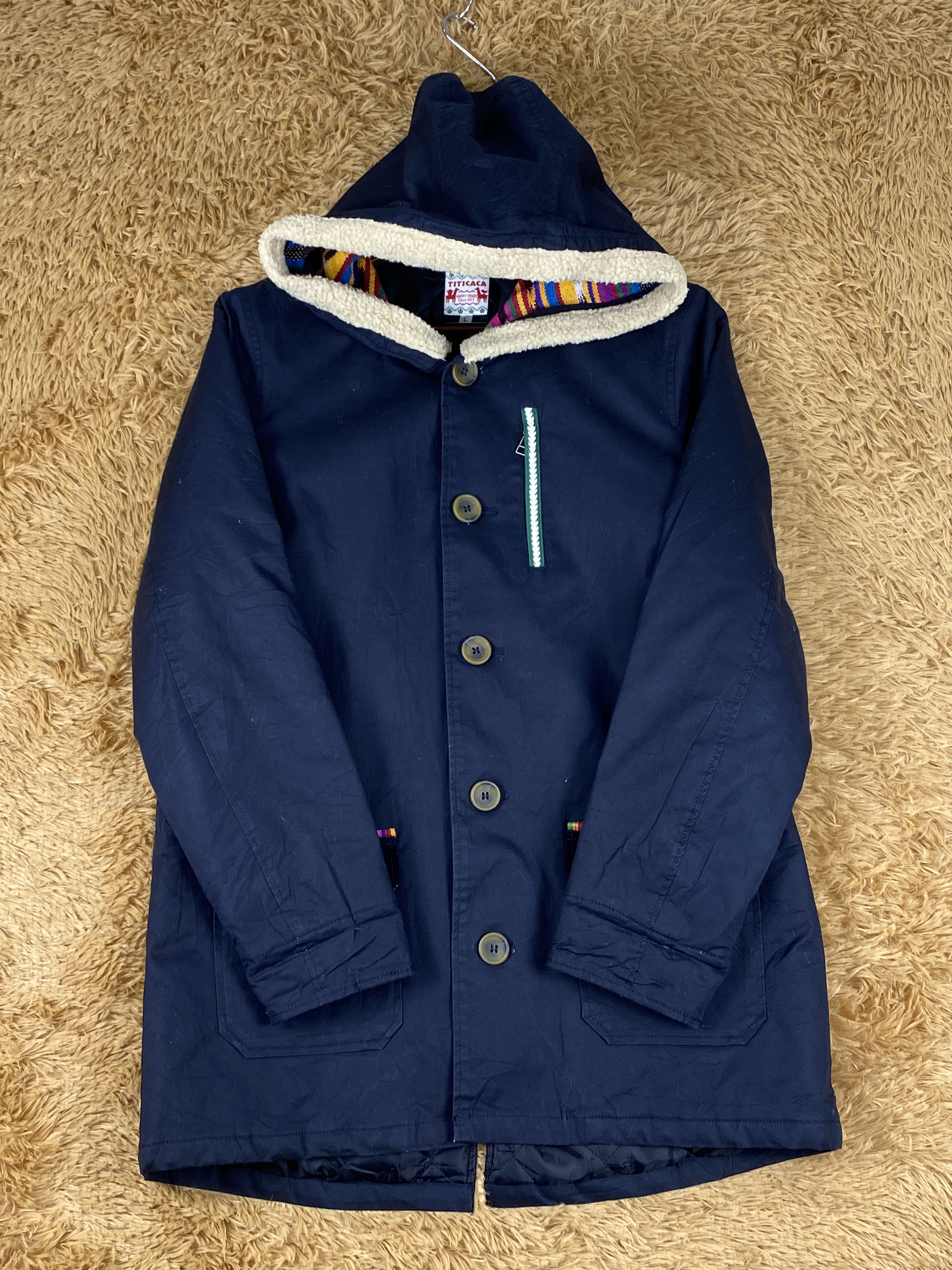 Japanese Brand Vintage Titicaca Hoodie Quilted Lining Jacket J1815 Size L / US 10 / IT 46 - 4 Thumbnail