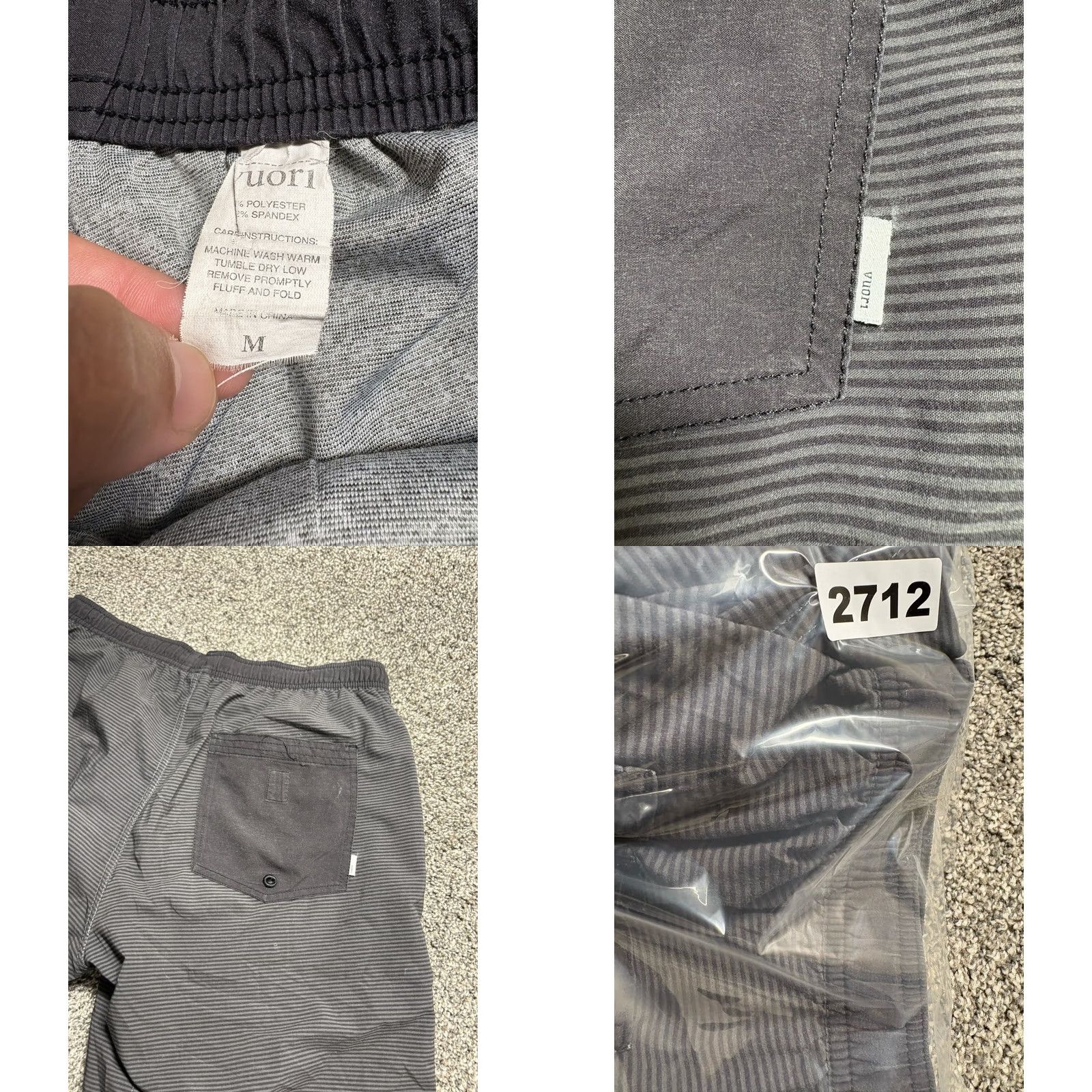 Vuori Vuori Kore Lined Shorts Mens Medium Athletic Performance Activewear Gray Kangaroo? Size US 31 - 8 Thumbnail