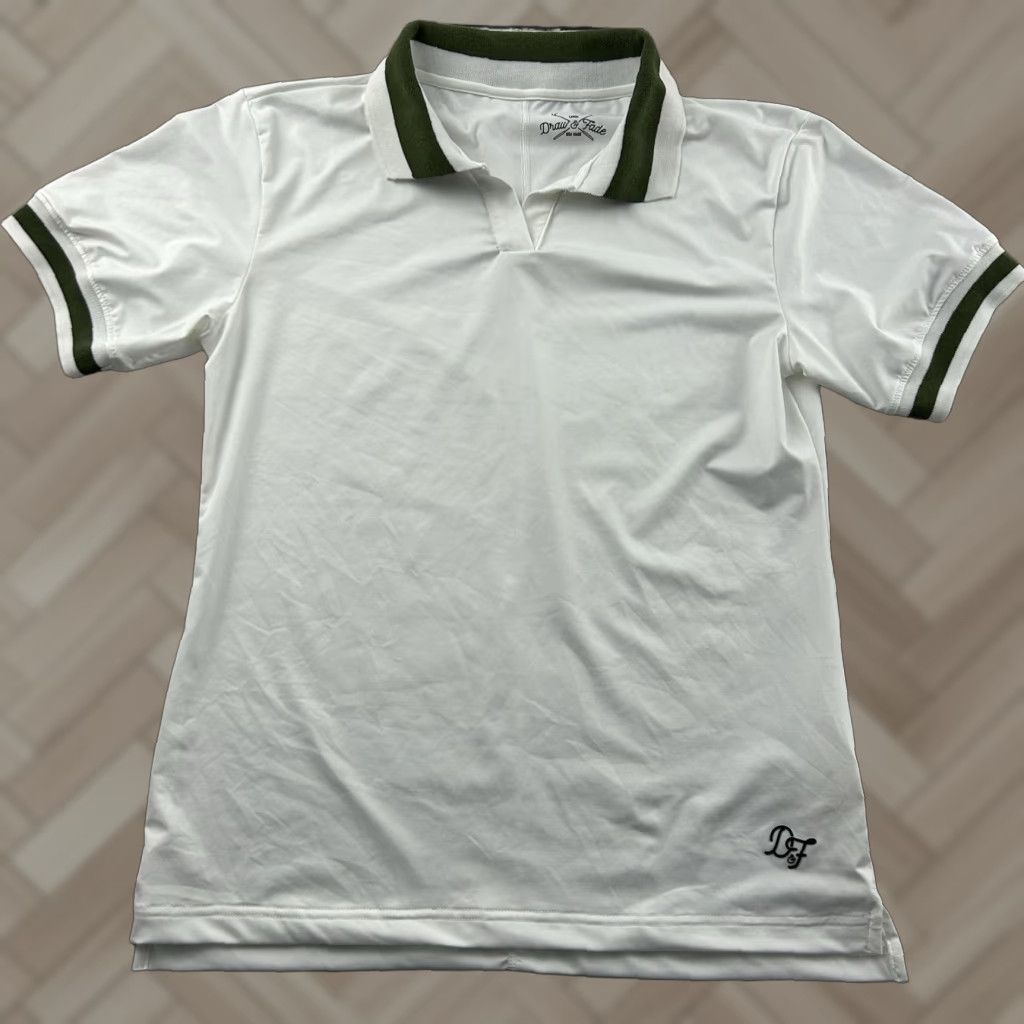 Vintage Draw & Fade Short Sleeve Golf Polo Shirt Women's L Green Size L / US 10 / IT 46 - 1 Thumbnail