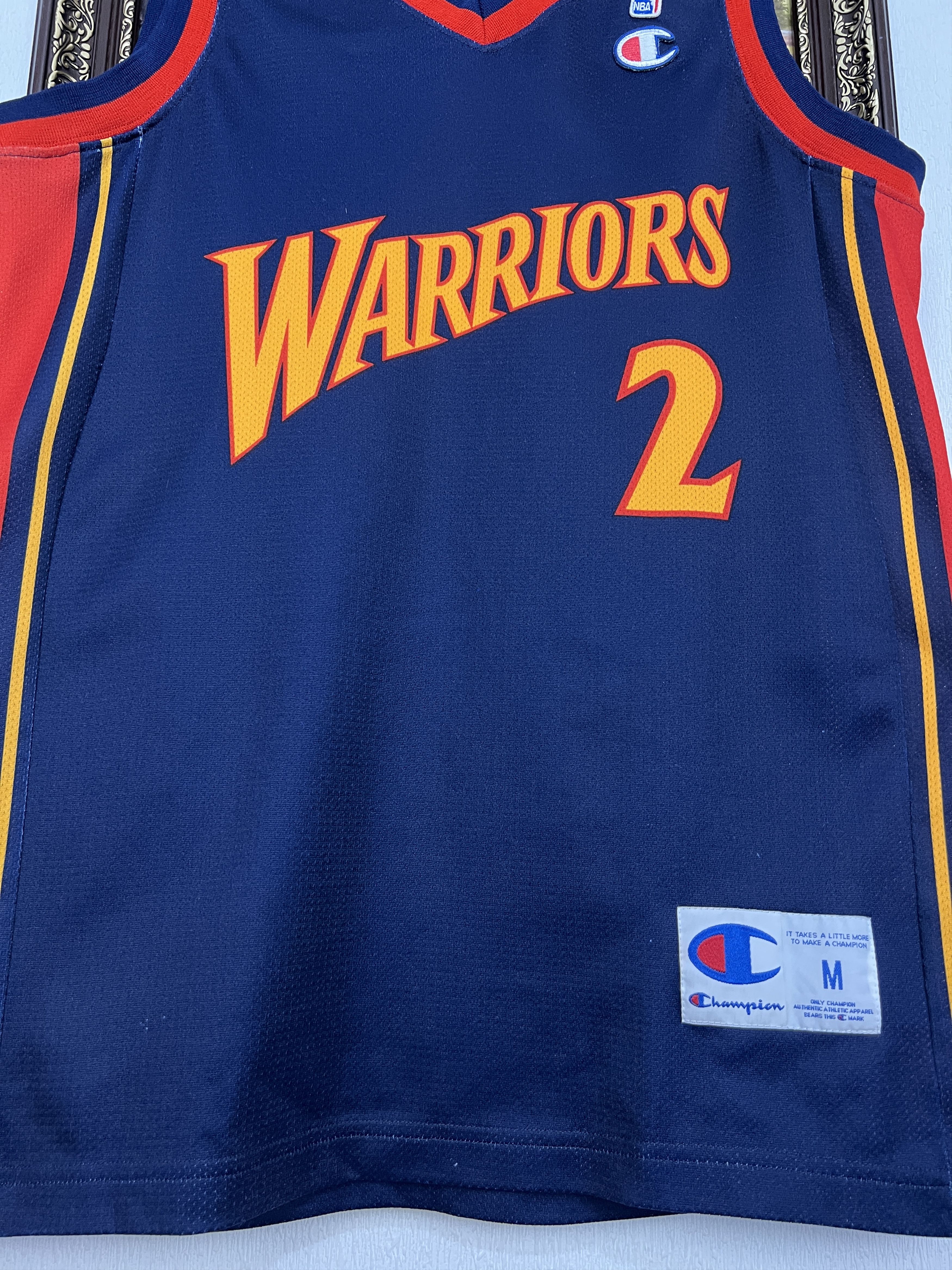 Champion Vintage Champion Golden State Warriors Jersey NBA #2 Pietrus Size US M / EU 48-50 / 2 - 6 Thumbnail