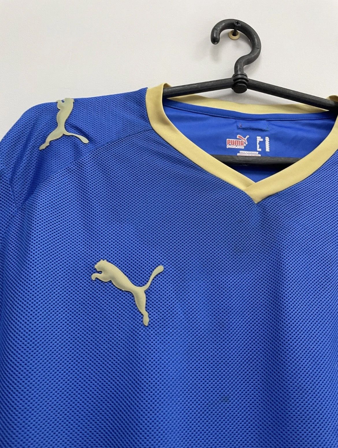 Puma Italy 2008/2009 Home Football Shirt Soccer Jersey Puma Size US XL / EU 56 / 4 - 8 Thumbnail