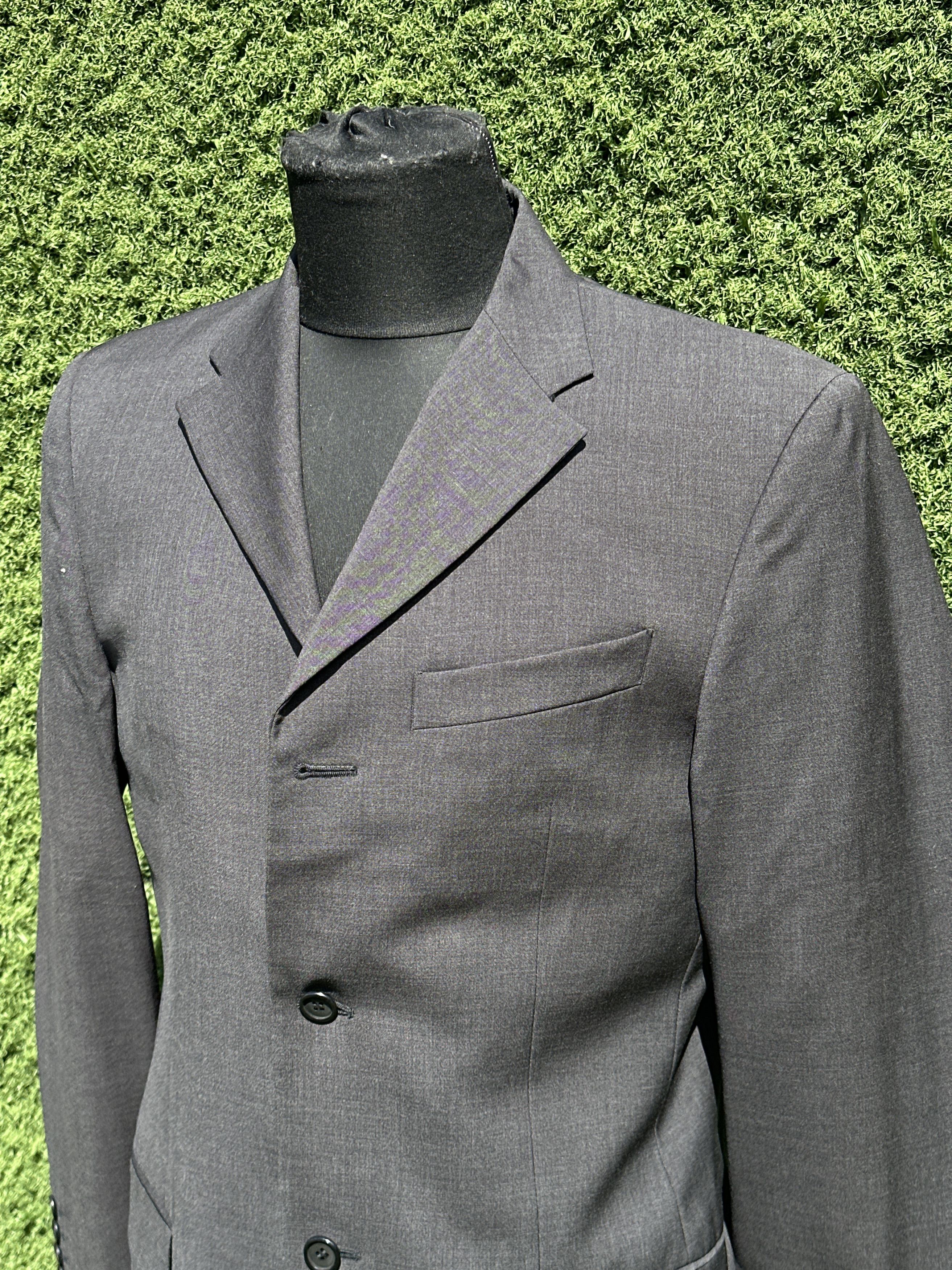 Valentino Valentino Roma Virgin Wool Three Button Tailored Blazer 48R Size 48R - 2 Thumbnail
