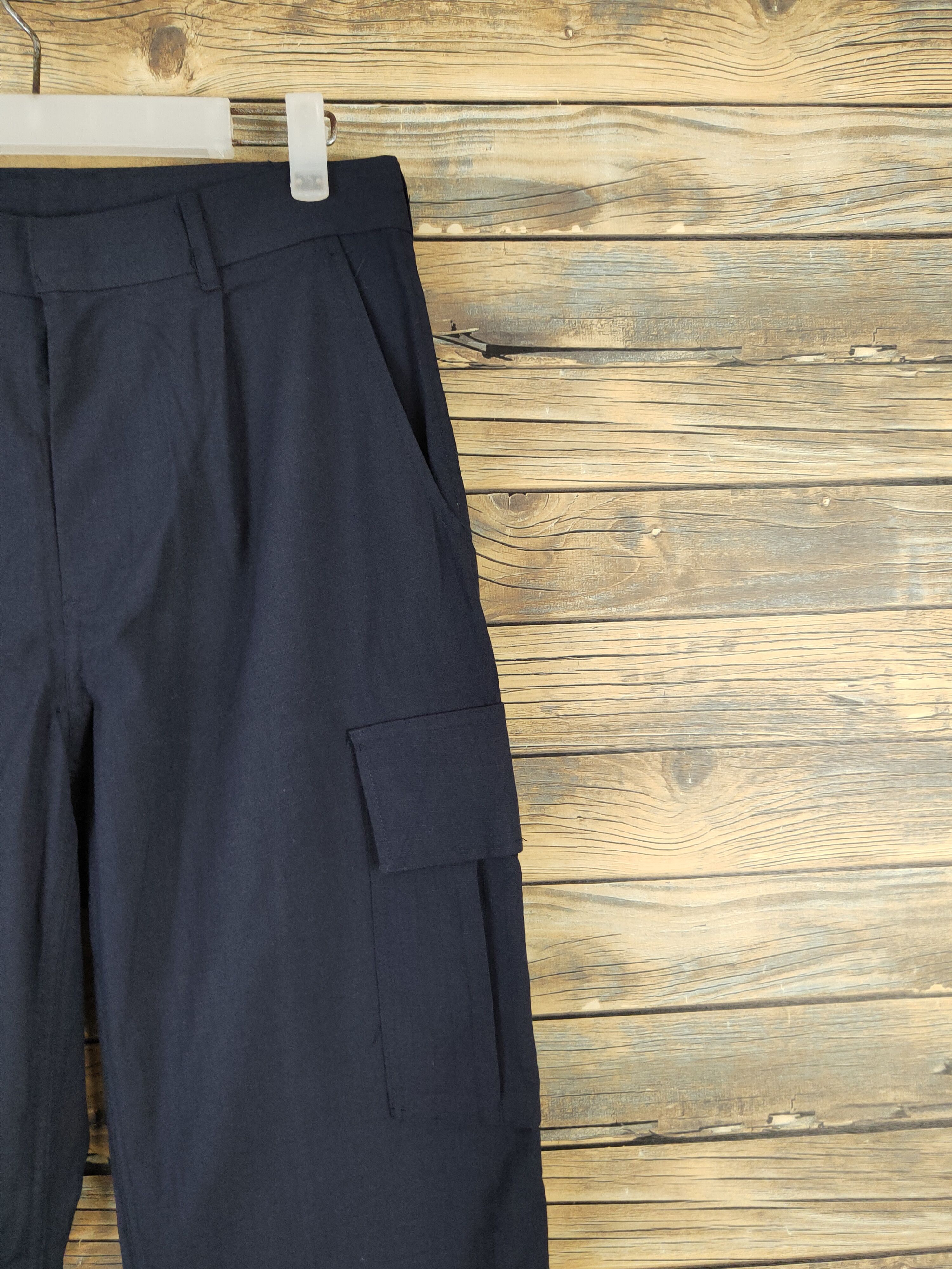 Japanese Brand Navy Multipocket Cargo Pants #W1018