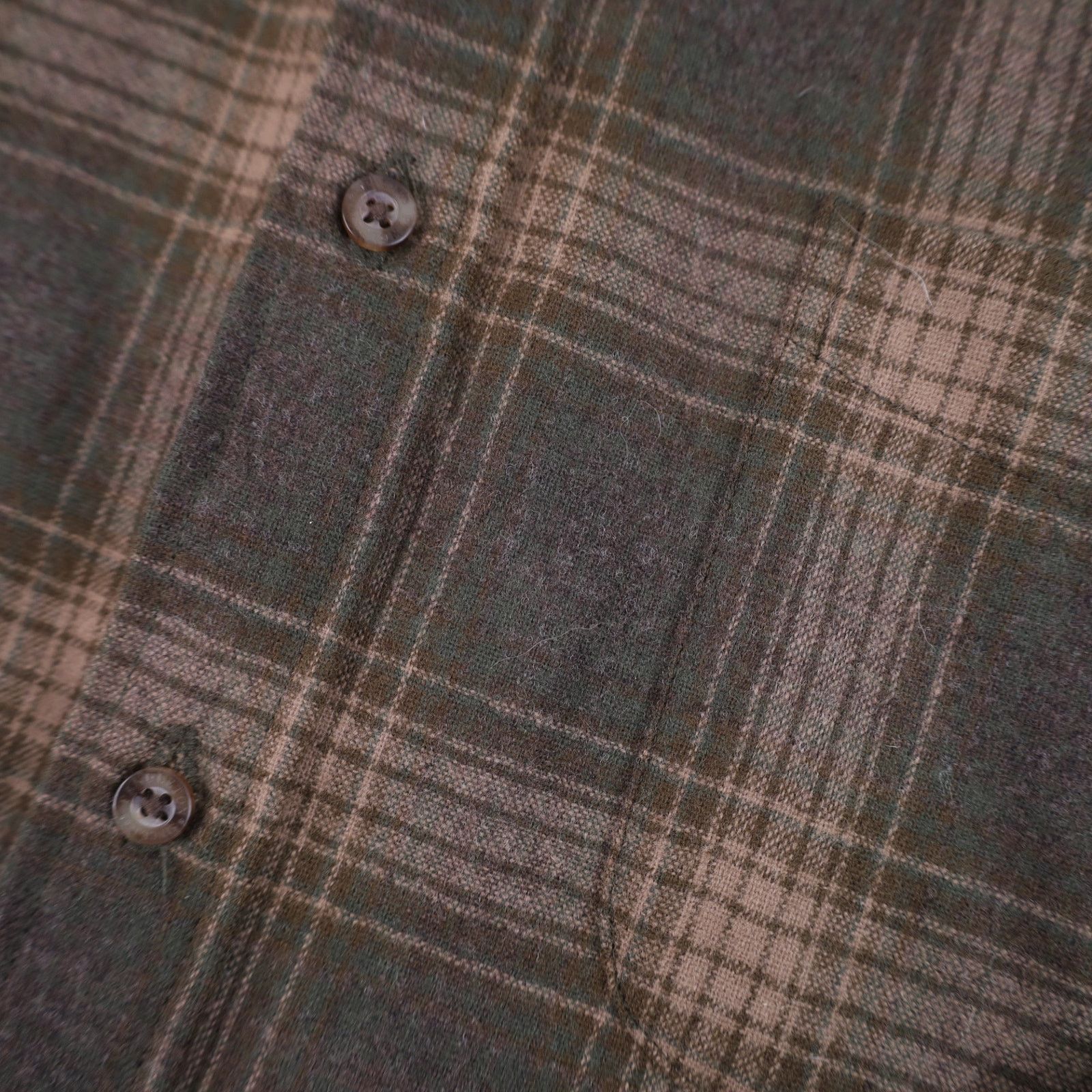 Pendleton Pendleton %100 Wool Flannel Shadow Plaid Lodge Shirt Size US M / EU 48-50 / 2 - 4 Thumbnail