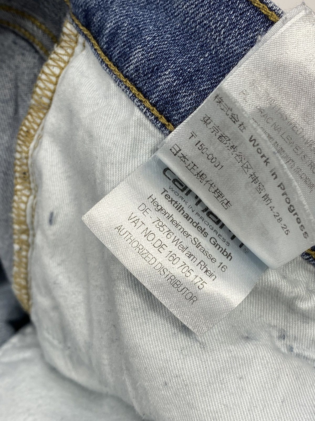 Carhartt 🔥LASTDROP🔥 Carhartt Rebel Distressed Denim Jeans Slim Pants Size US 31 - 20 Thumbnail