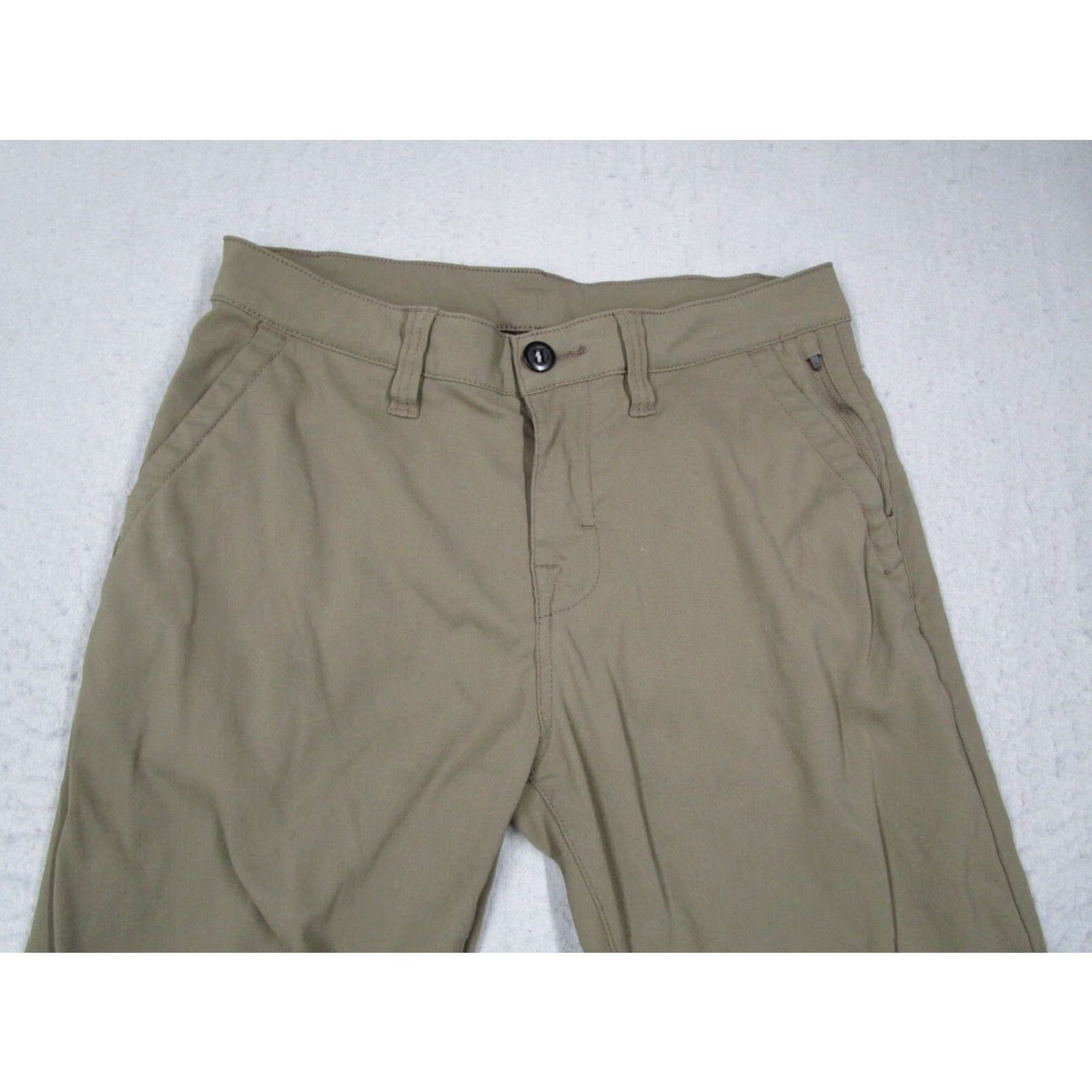 Prana PrAna Mens Green Chino Pants 30x32 Straight Leg Flat Front Outdoor Size US 30 / EU 46 - 2 Thumbnail