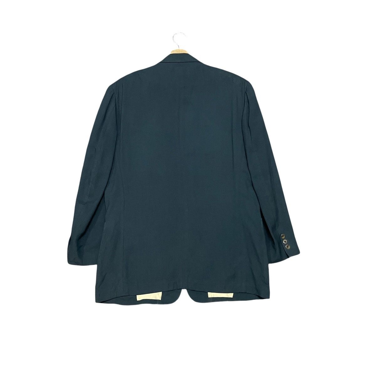 Burberry Vintage Burberrys 100% Silk Single Breasted Blazer Jacket Size US L / EU 52-54 / 3 - 8 Thumbnail