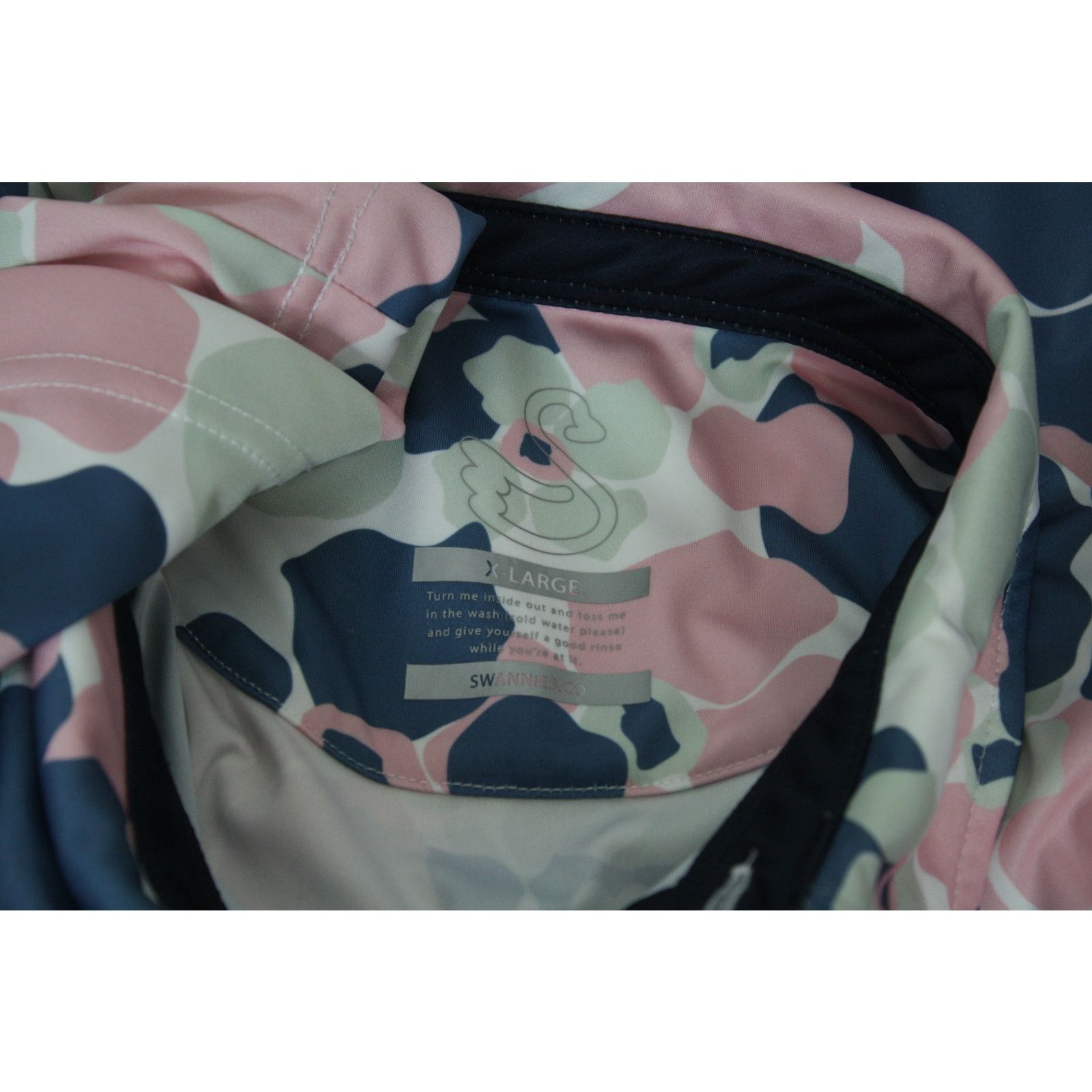 Golf le Fleur Swannies Golf Polo Shirt Performance Stretch Pink Blue Camo Size US XL / EU 56 / 4 - 7 Thumbnail