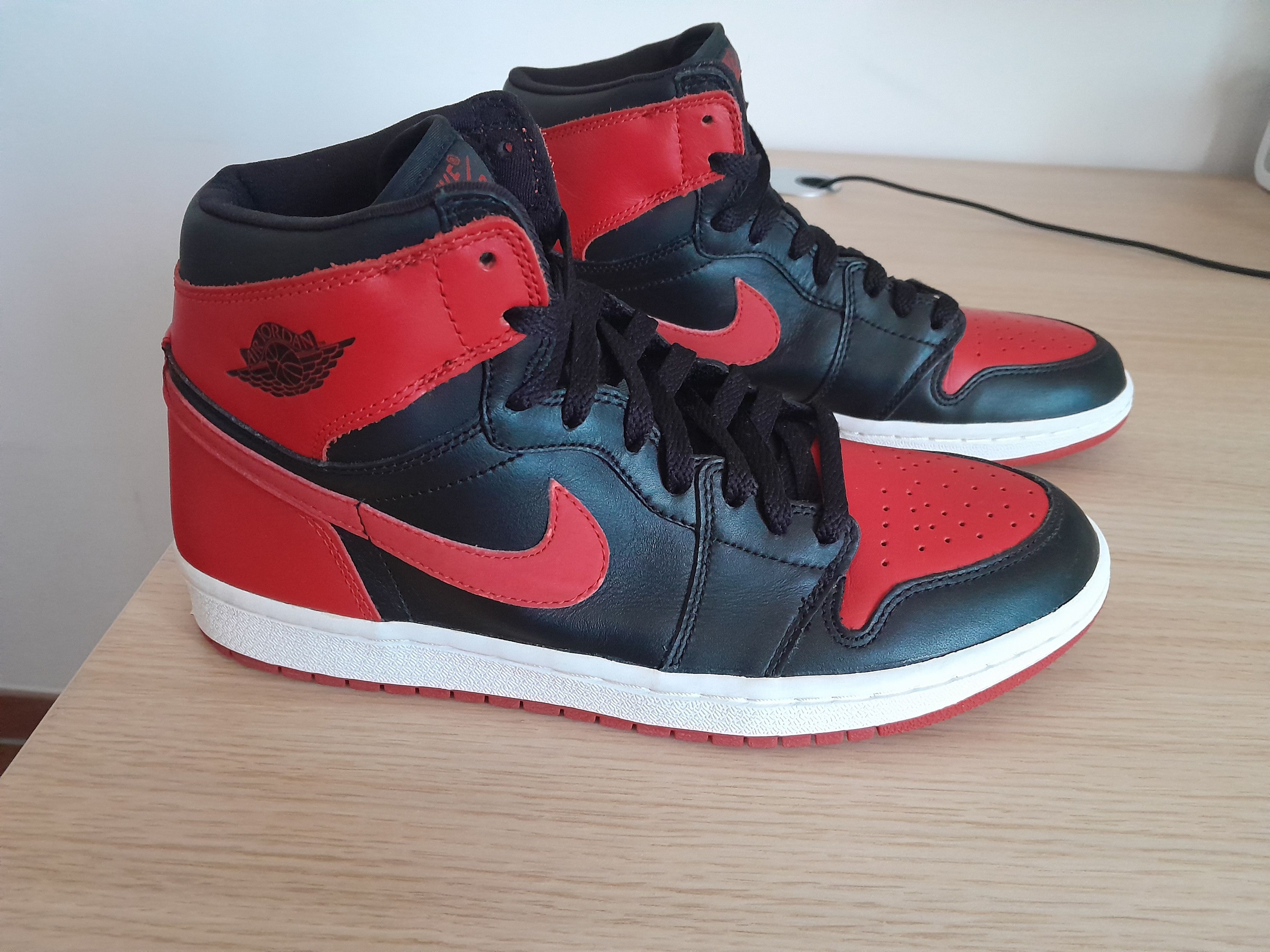 Nike Nike Jordan 1 Retro Bred 2001 Size US 8 / EU 41 - 3 Thumbnail