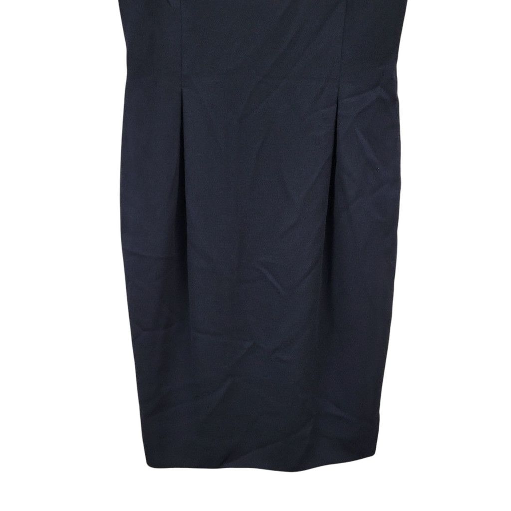 MAGGY LONDON Maggy London V-neck Front & Back Knee-length Dress Black Size M / US 6-8 / IT 42-44 - 3 Thumbnail
