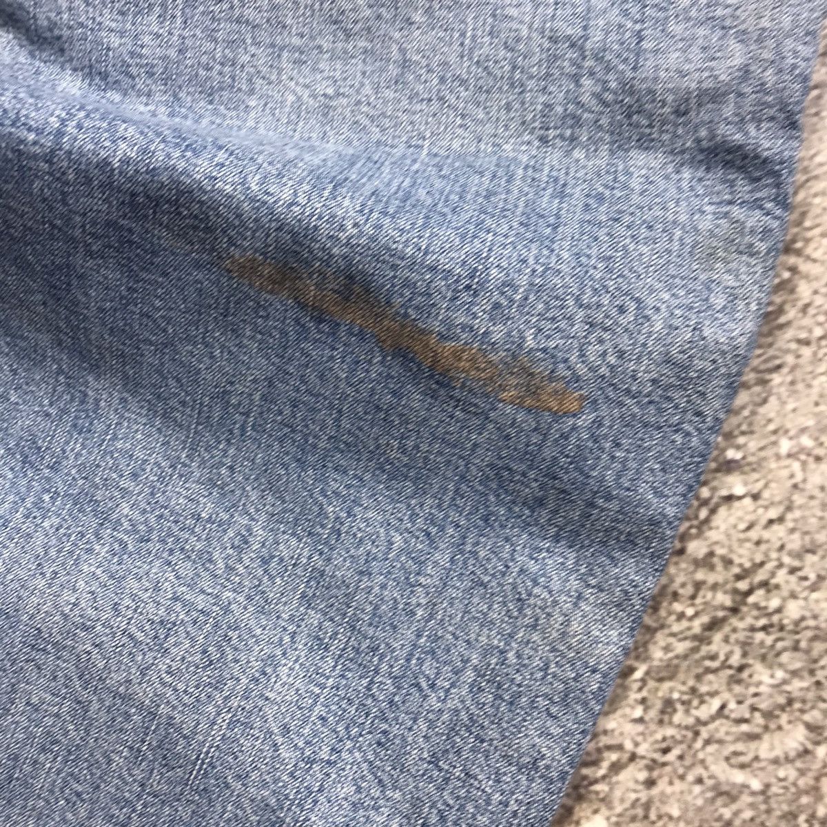 Vintage Vintage Y2K Baggy Distressed Flared Jeans Grunge Logo 24 Size 24" / US 00 / IT 34 - 7 Thumbnail