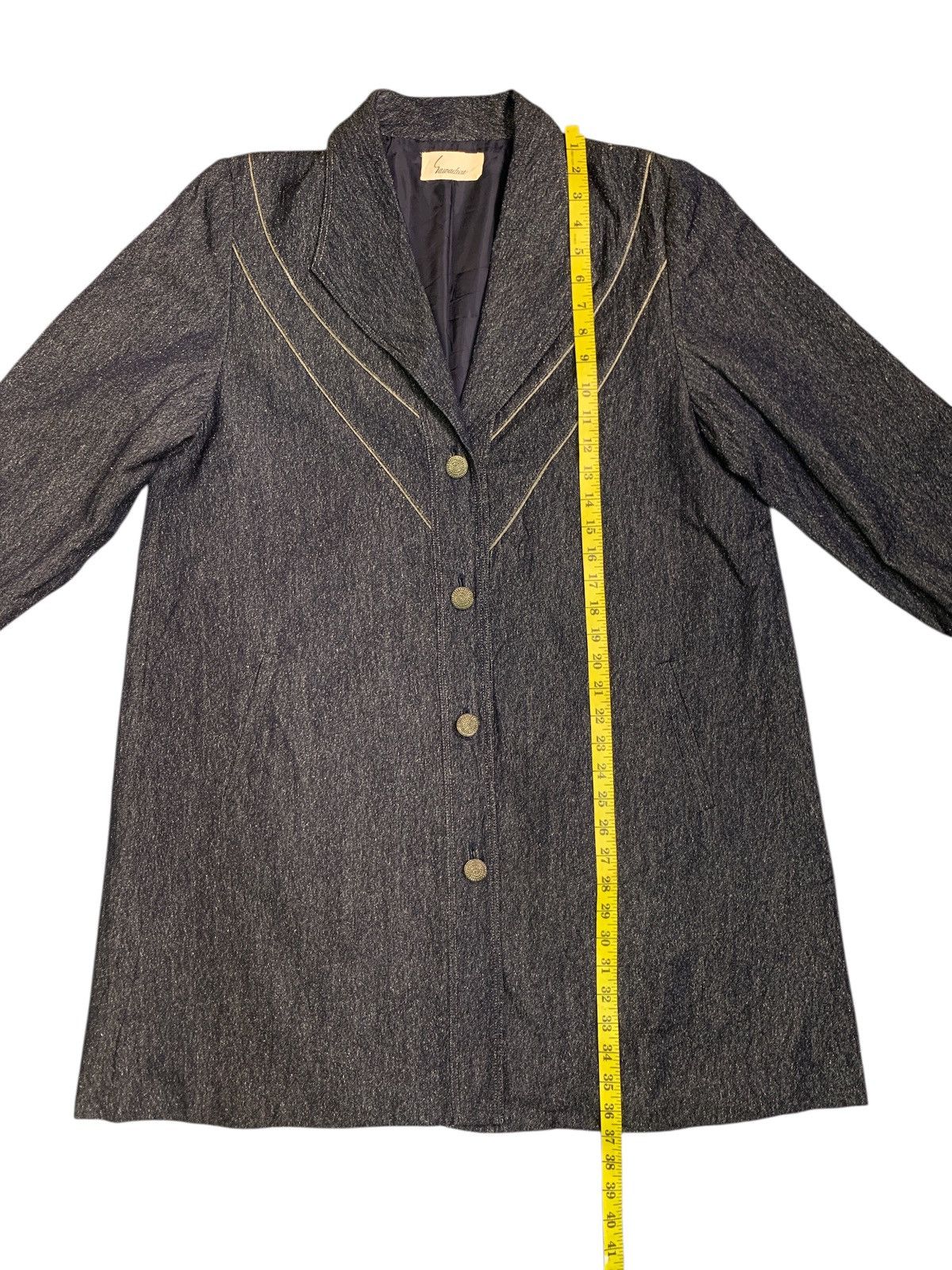 Japanese Brand Rare Design Vintage Sawadica Soft Denim Jackets Size L / US 10 / IT 46 - 8 Thumbnail
