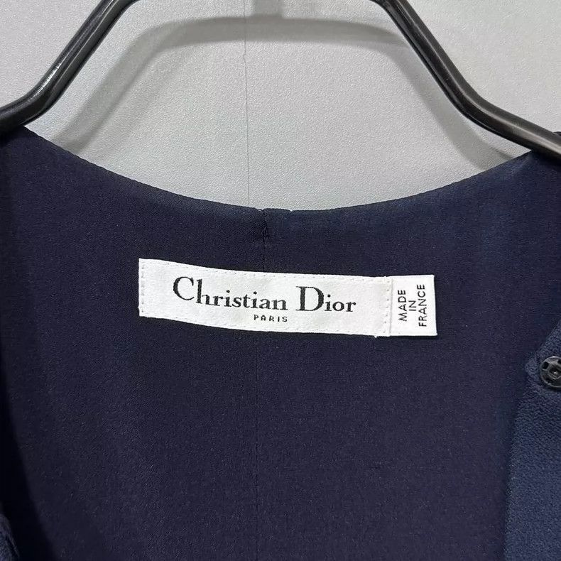 Dior Blue Sleeveless HalfZip Dress by Dior-2506 Size XS / US 0-2 / IT 36-38 - 5 Thumbnail