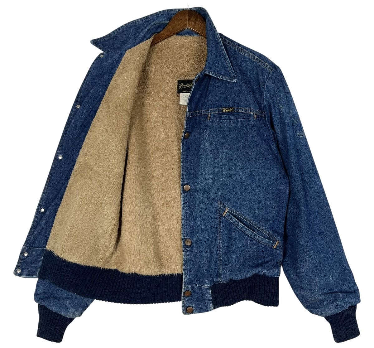 Wrangler 70s-80s Vintage Wrangler 229MJL Denim Bomber Jacket Size US M / EU 48-50 / 2 - 3 Thumbnail