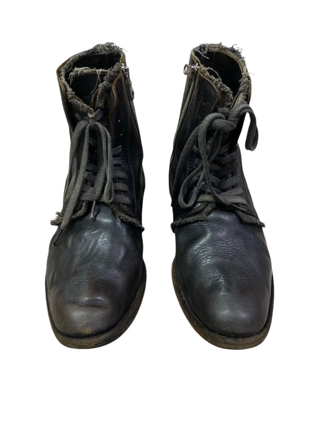 Maison MIHARA YASUHIRO Miharayasuhiro combat leather boots