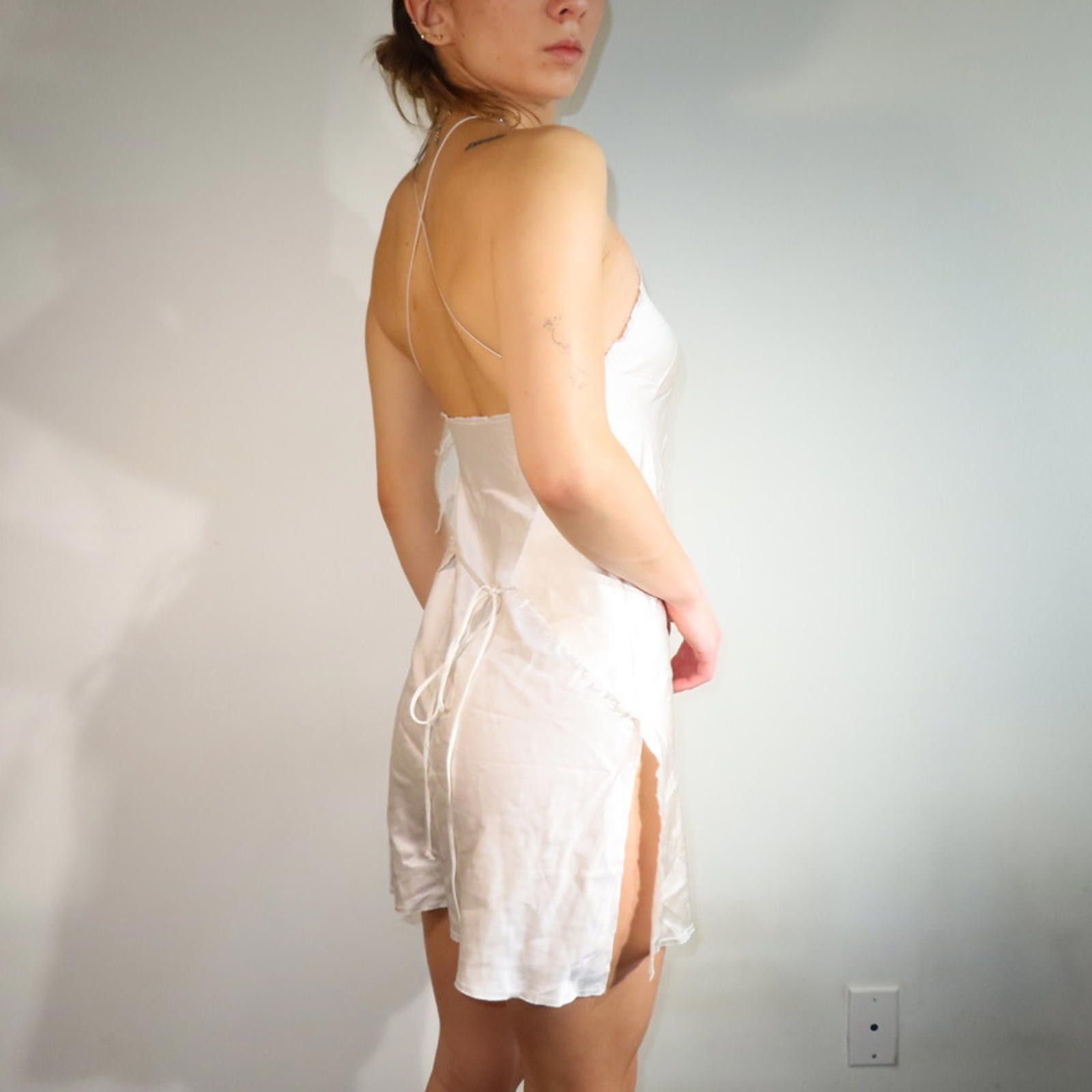 Other ARE YOU AM I Women's White Dress Size S / US 4 / IT 40 - 4 Thumbnail