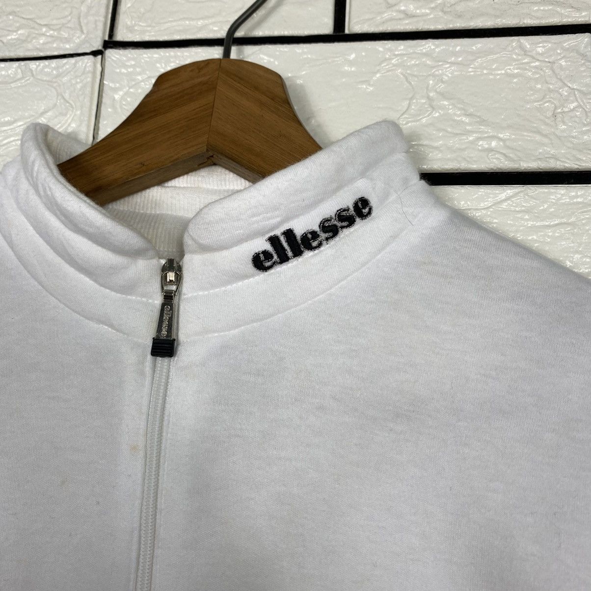 Ellesse Vintage Anorak Half Zipper Ellesse Spell Out Big Logo Size US M / EU 48-50 / 2 - 9 Thumbnail