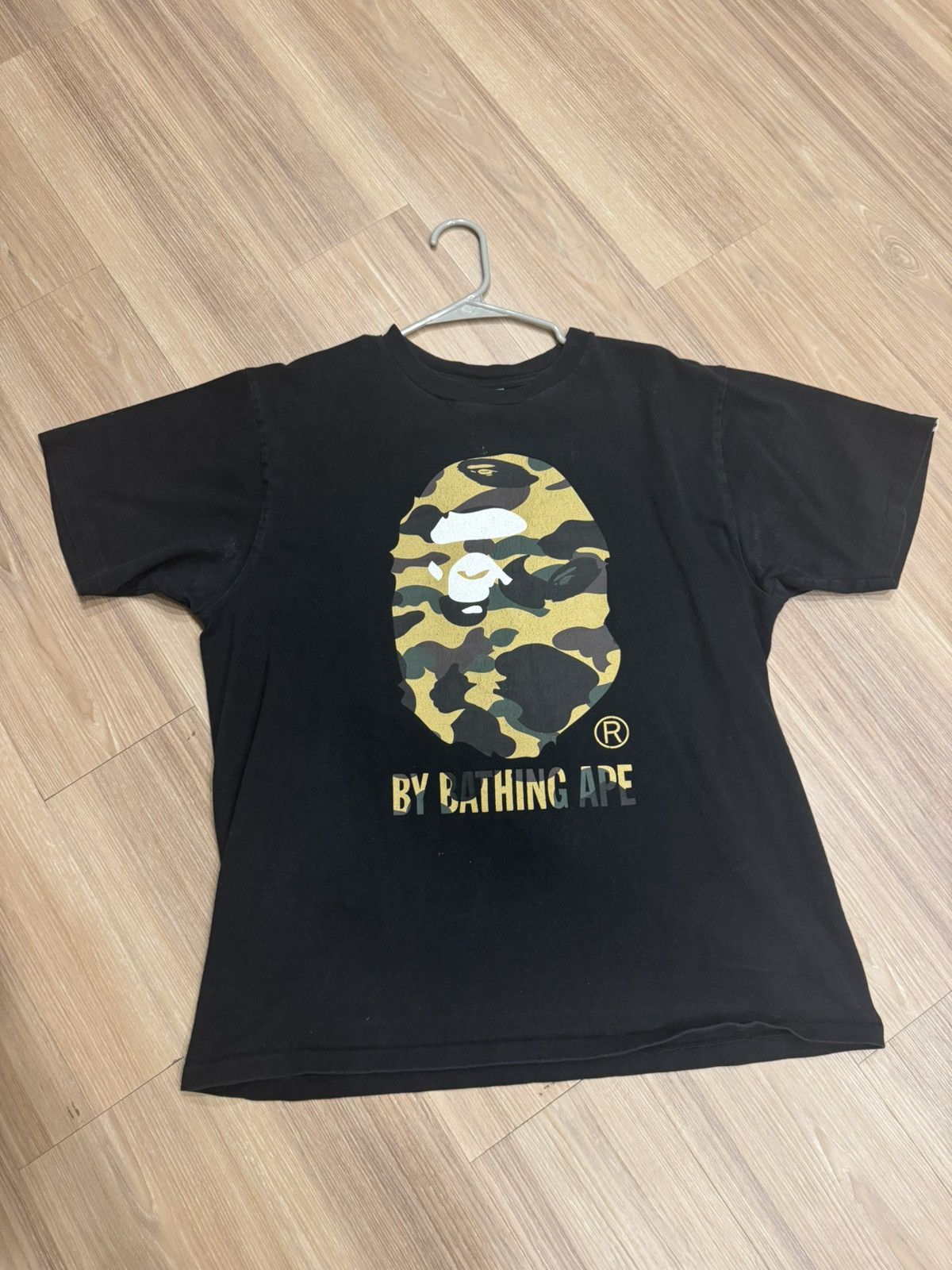 Bape Bape Big Head Camo Tee Size US L / EU 52-54 / 3 - 1 Thumbnail
