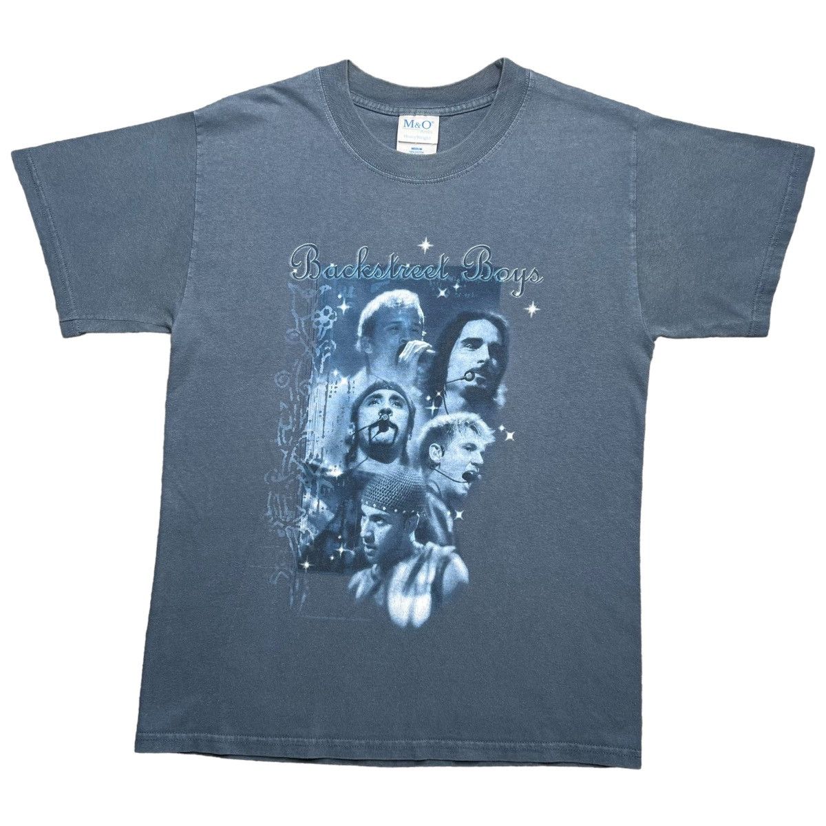 Band Tees × Vintage Vintage 2001 Backstreet Boys Black & Blue World Tour T-Shirt Size US M / EU 48-50 / 2 - 1 Thumbnail