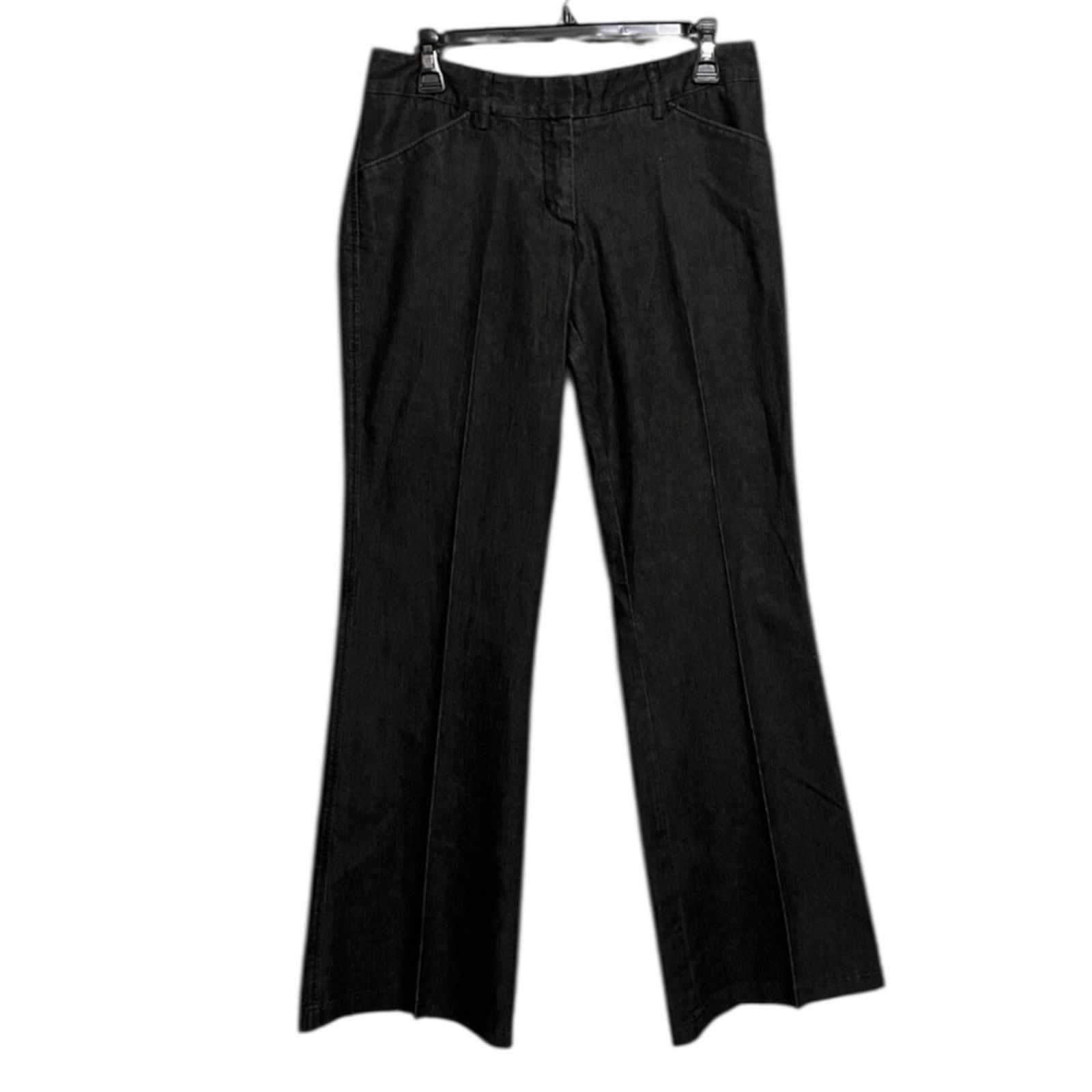 Express Express Pants Gray Black Size 6 Editor Dress Pant Size 28" / US 6 / IT 42 - 1 Thumbnail