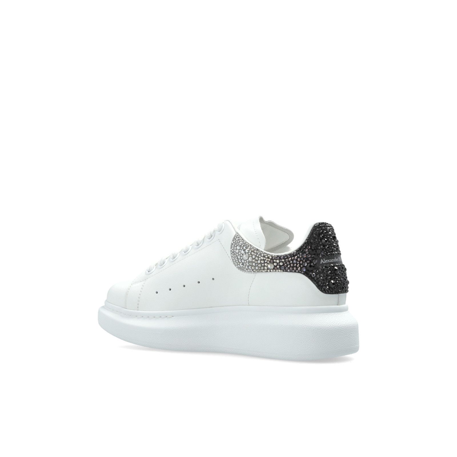 ALEXANDER MCQUEEN Oversized $990 Women's White/Gray Crystal
