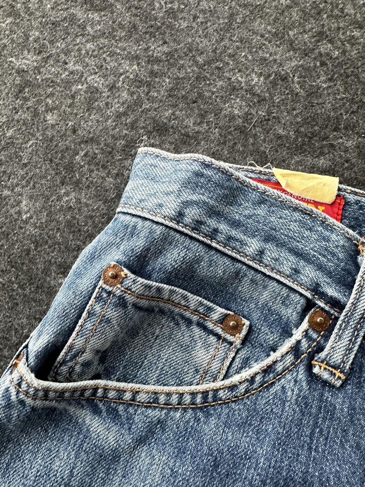 Edwin Edwin Us Classic Scovill Button Washed Vintage Denim D508 Size US 32 / EU 48 - 14 Thumbnail