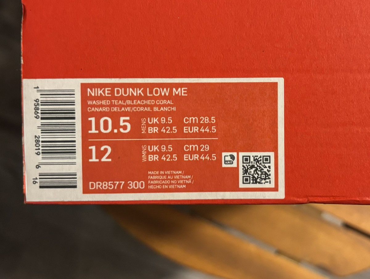 Nike Nike Dunk Low Retro Snakeskin Washed Teal Size US 10.5 / EU 43-44 - 7 Thumbnail