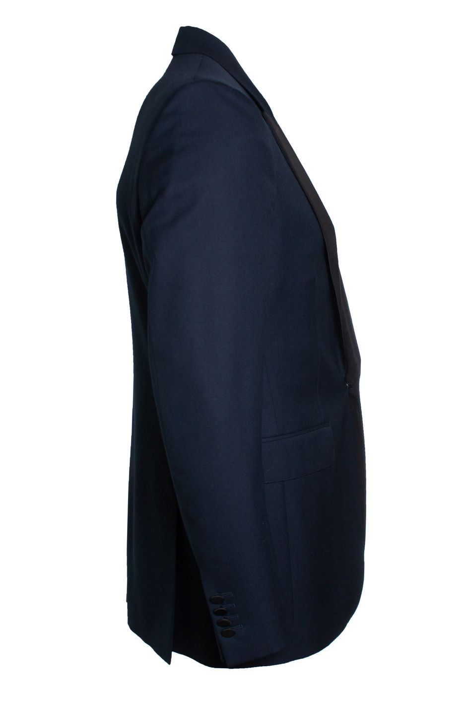 Burberry Burberry, blazer in navy with black collar Size 52R - 2 Thumbnail