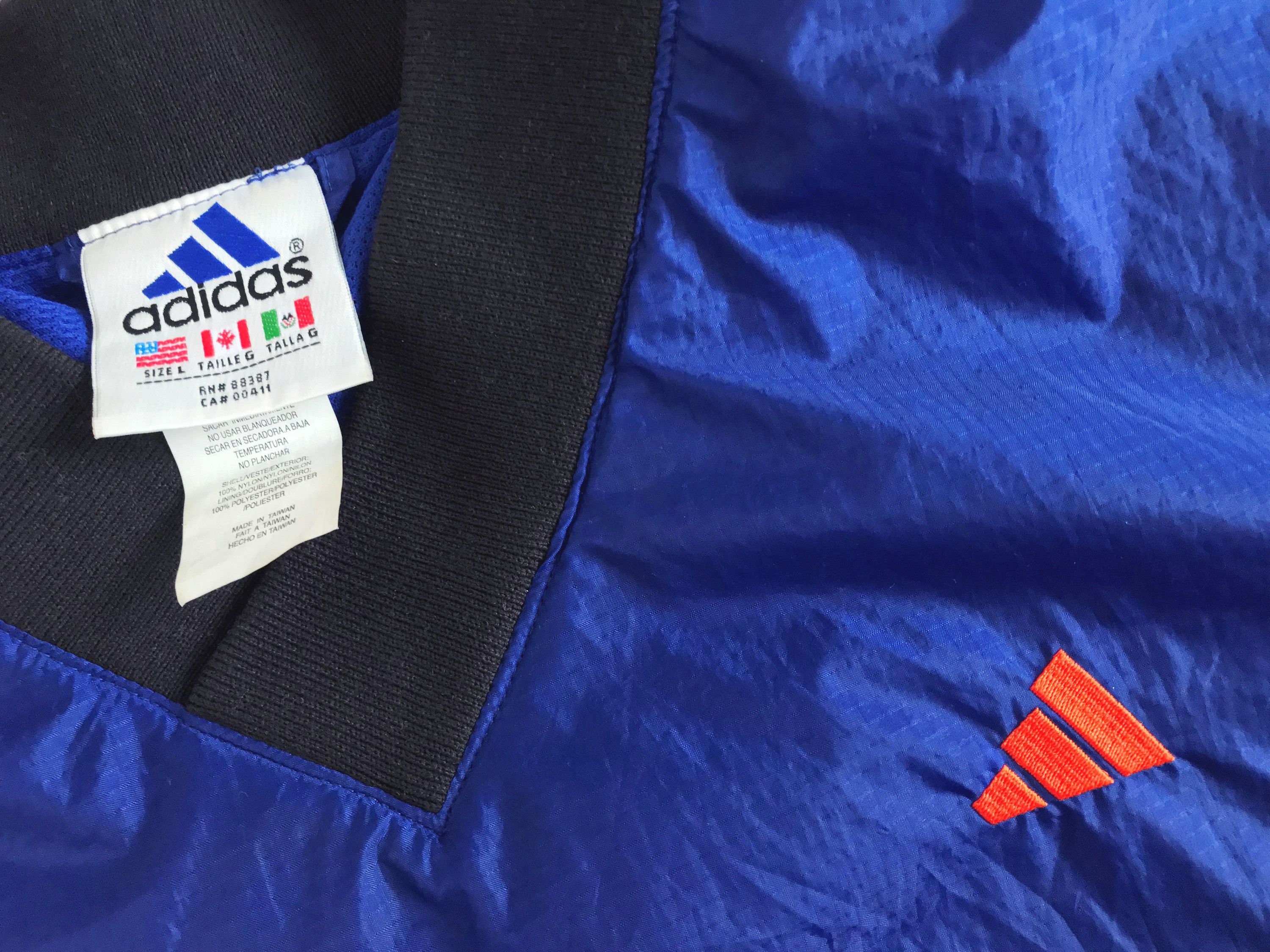 Adidas Vintage 90s ADIDAS Windbreaker Jacket Pullover Oversize L Size US L / EU 52-54 / 3 - 4 Thumbnail