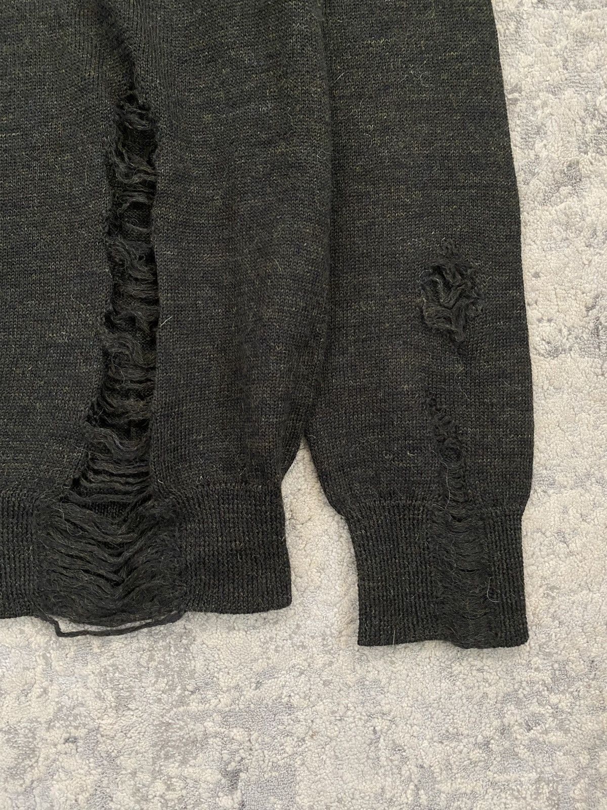 5351 Pour Les Hommes - Distressed Knit Sweater
