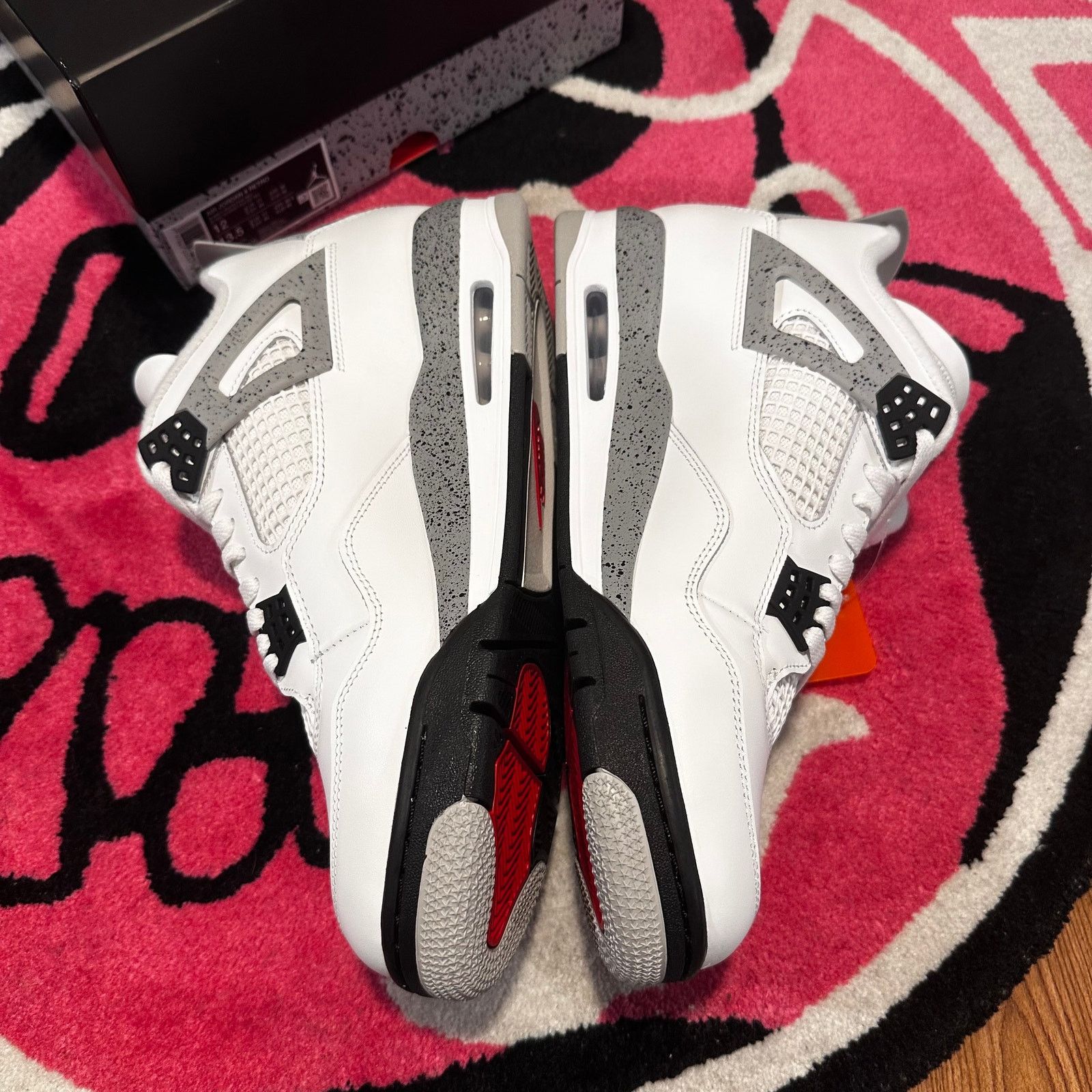 Jordan Brand Jordan 4 Retro White Cement (2025) – Size 12 – Brand New Size US 12 / EU 45 - 3 Thumbnail