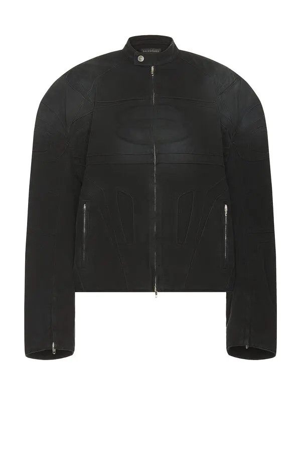 Racer Denim Jacket Sunbleched