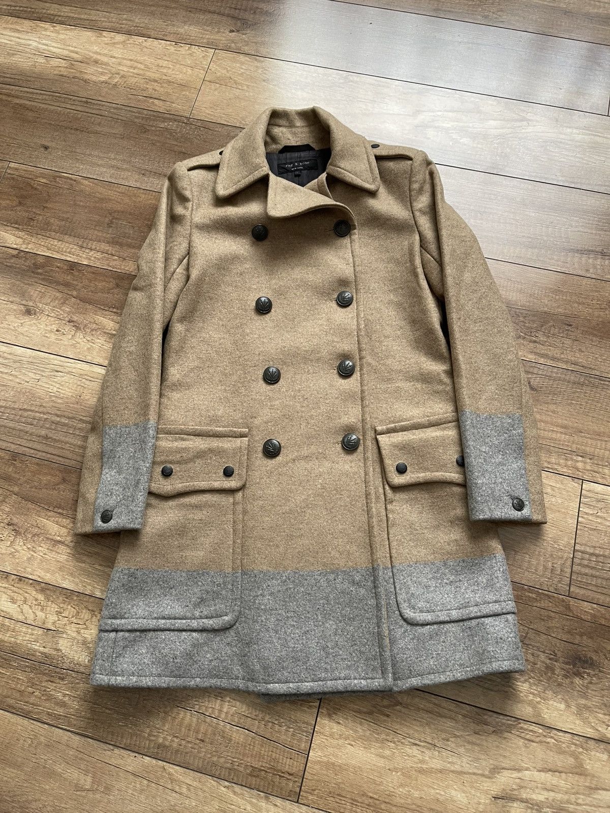 Rag & Bone Rag And Bone New York Double Wool Coat Jacket Size US S / EU 44-46 / 1 - 2 Thumbnail