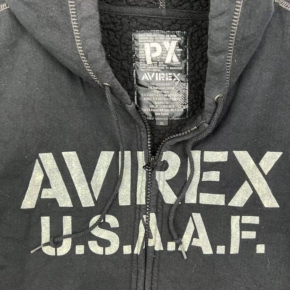 Avirex Avirex Hoodie Men Military Fleece Full Zip Long Sleeve M Size US M / EU 48-50 / 2 - 7 Thumbnail