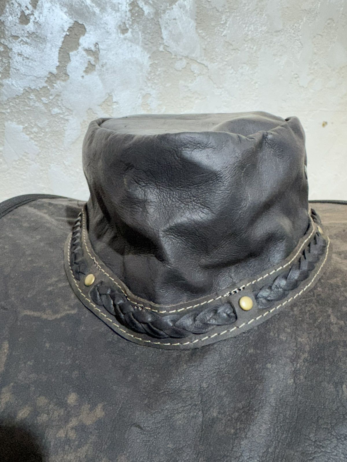 Vintage BarmahHats Vintage Kangaroo Leather Hat Size ONE SIZE - 4 Thumbnail