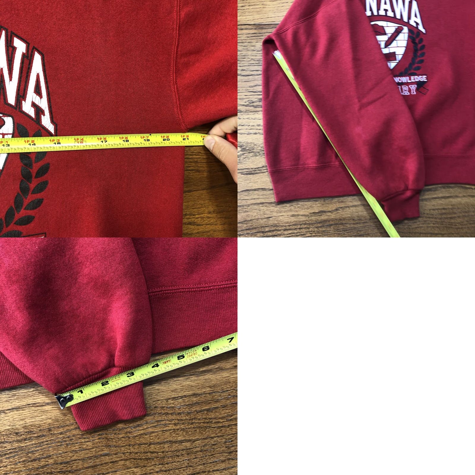 Jerzees VINTAGE Jerzees USA Manawa Elementary School Sweatshirt Crewneck Long Sleeve Red Adult M Mens 90s 80s Gym Graphic Print Logo Size US M / EU 48-50 / 2 - 8 Thumbnail