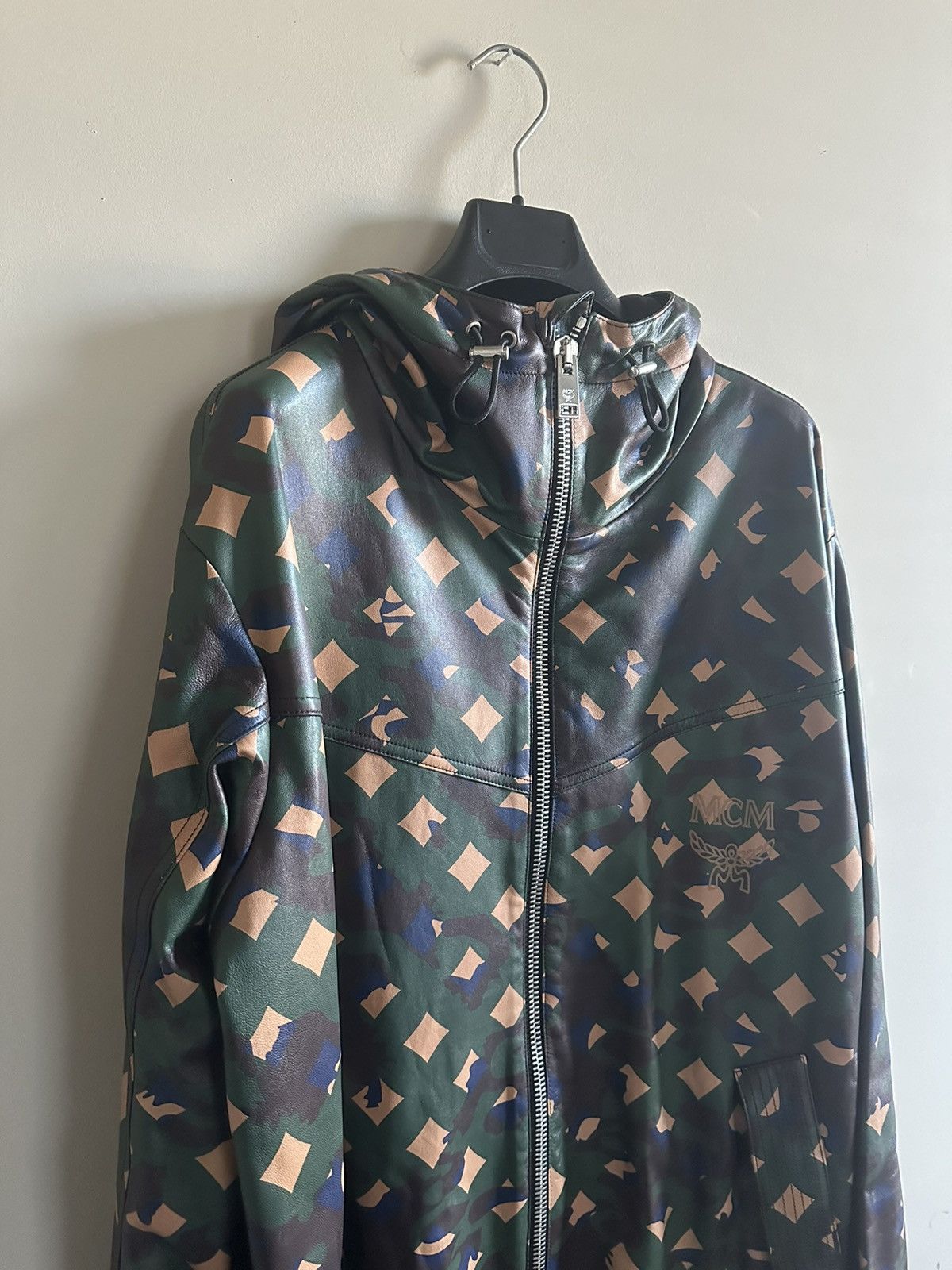MCM MCM Lamb Leather Camo Jacket Size US L / EU 52-54 / 3 - 6 Thumbnail
