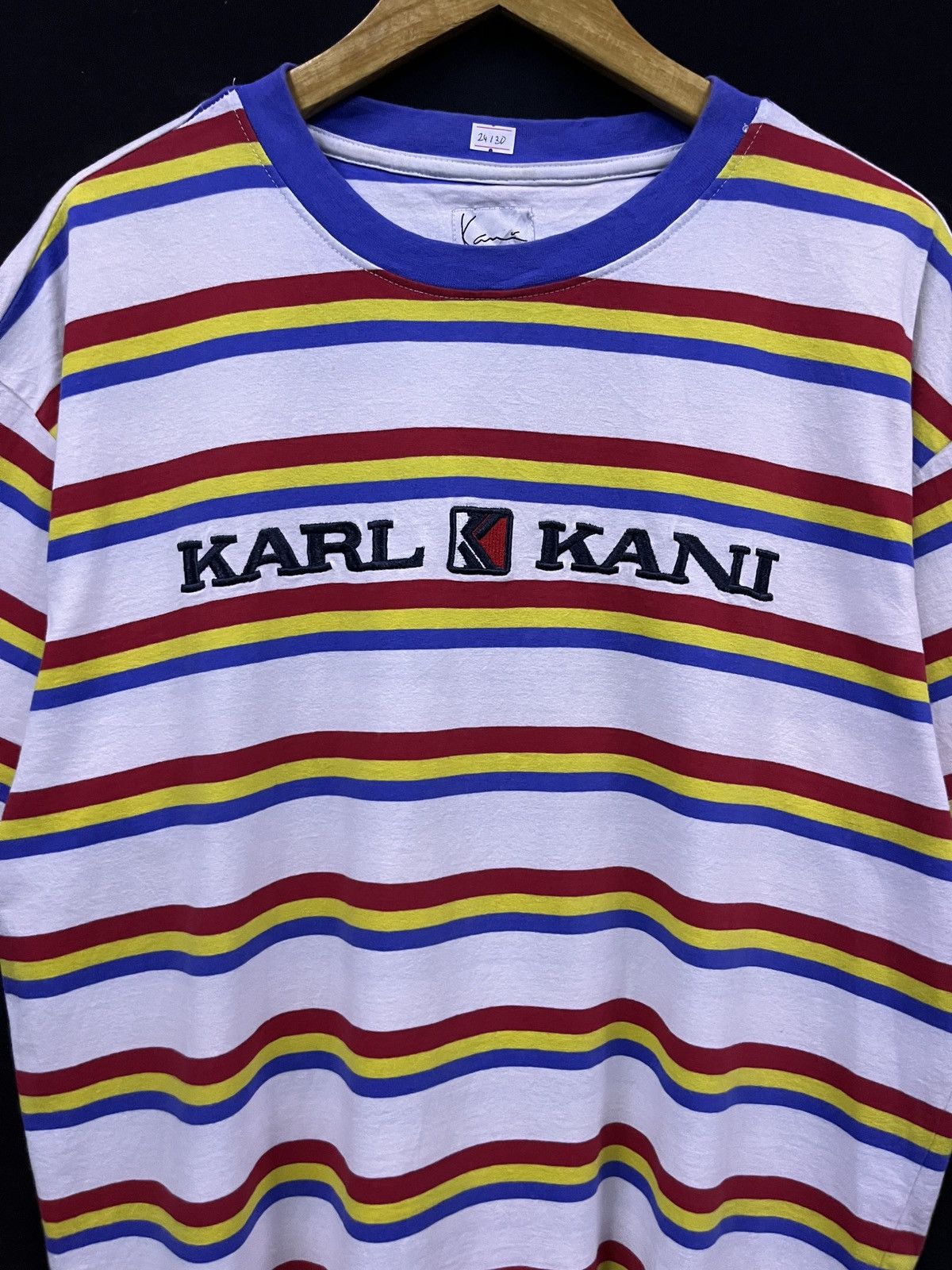 Karl Kani KARL KANI STRIPE TSHIRT Size US L / EU 52-54 / 3 - 3 Thumbnail