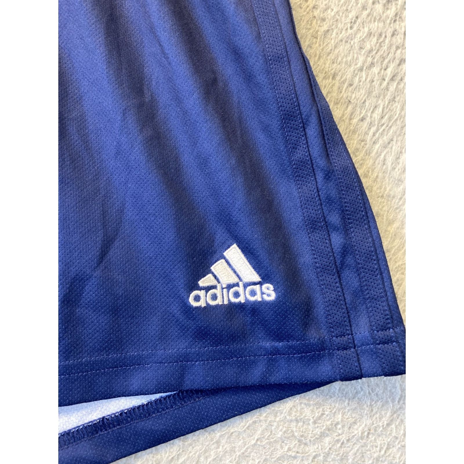 Adidas Adidas Womens Athletic Running Shorts Blue Nylon Size S Climalite | Size 28" / US 6 / IT 42 - 2 Thumbnail