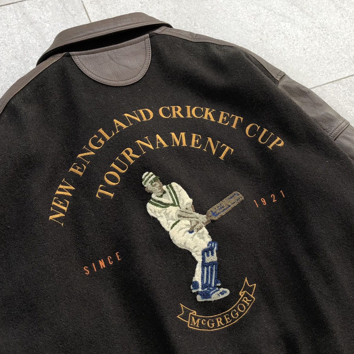 McGregor OG Vintage McGregor Wool Leather Varsity Jacket Size US L / EU 52-54 / 3 - 9 Thumbnail