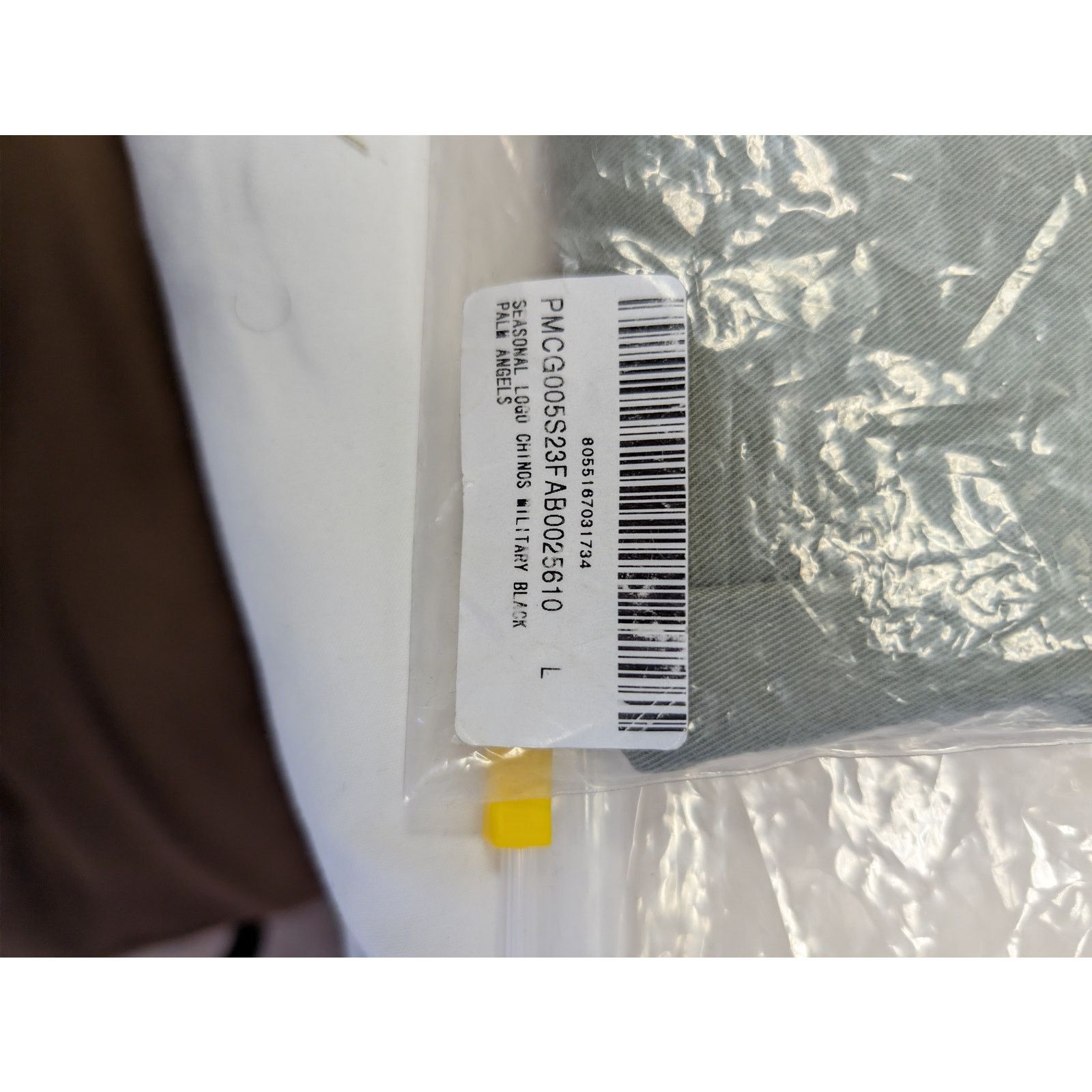 Palm Angels o1rshd1 Seasonal Logo Chino Pants in Military / Black Size US 34 / EU 50 - 21 Thumbnail