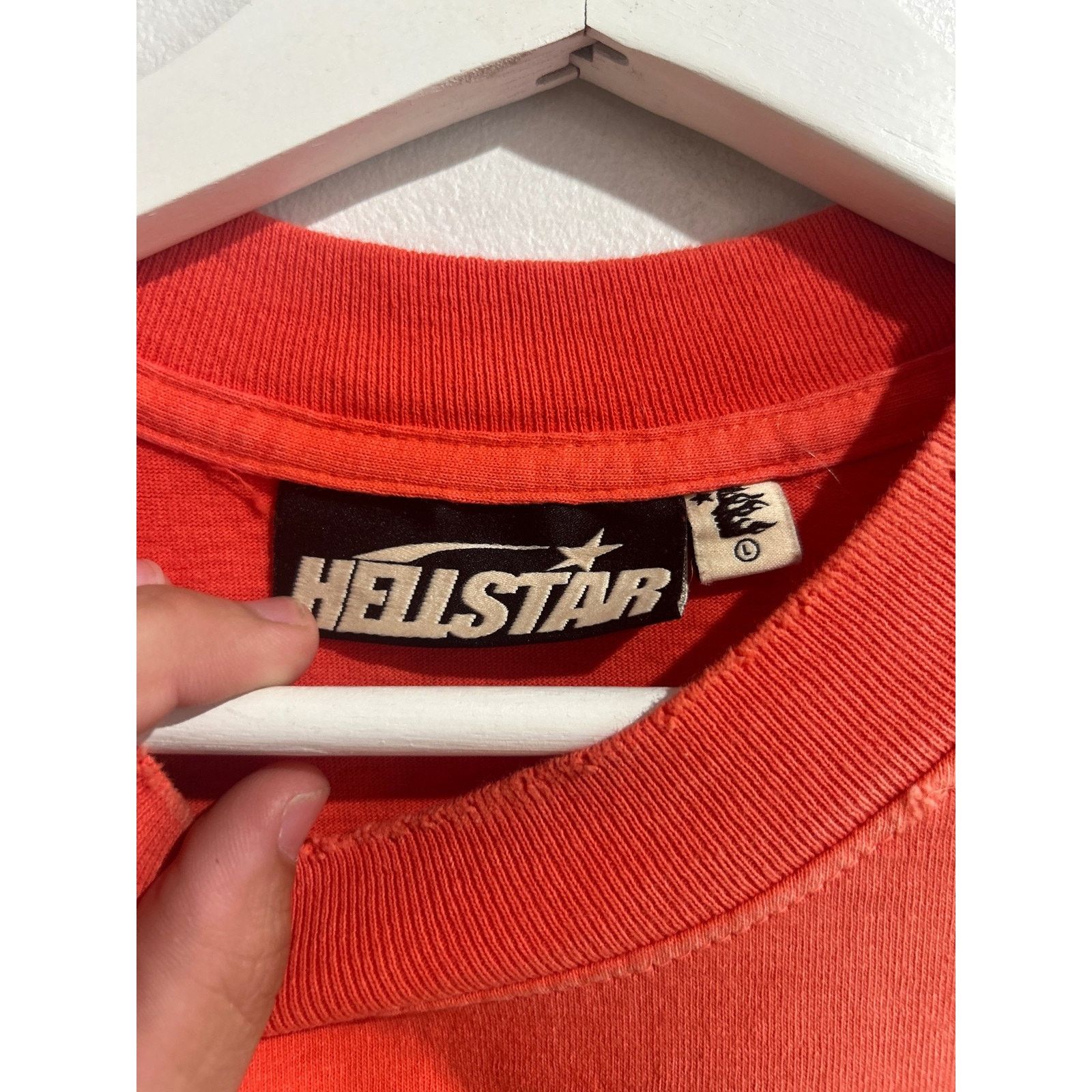 HELLSTAR HELLSTAR RED CRACK PRINT TEE SIZE LARGE NEW Size US L / EU 52-54 / 3 - 3 Thumbnail