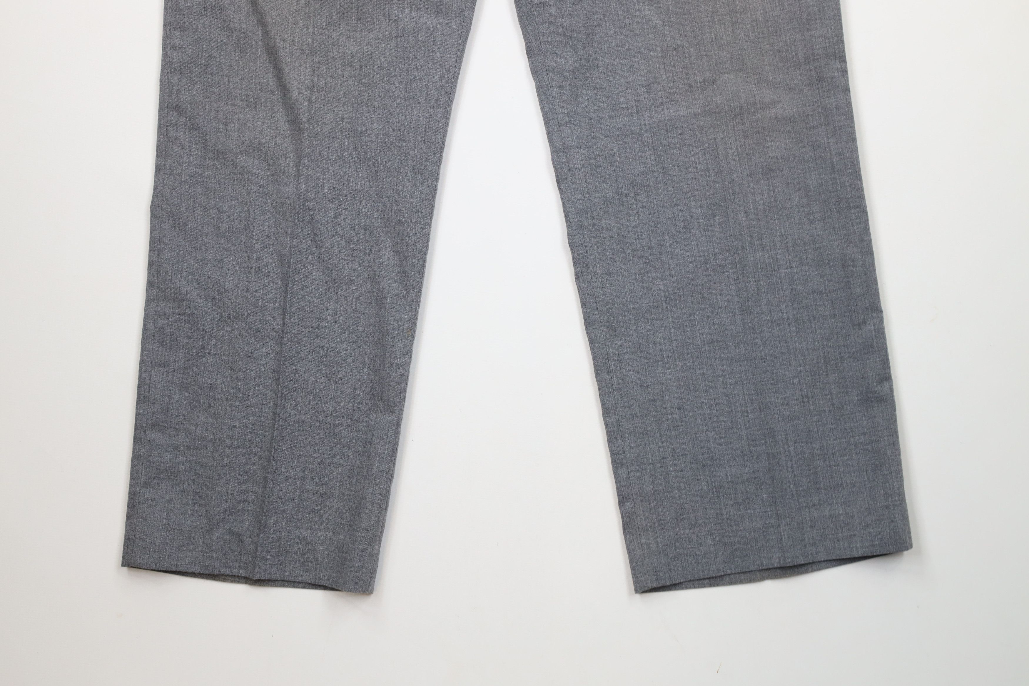 Vintage Vintage 70s Streetwear Flared Wide Leg Chino Pants Gray Size US 36 / EU 52 - 4 Thumbnail