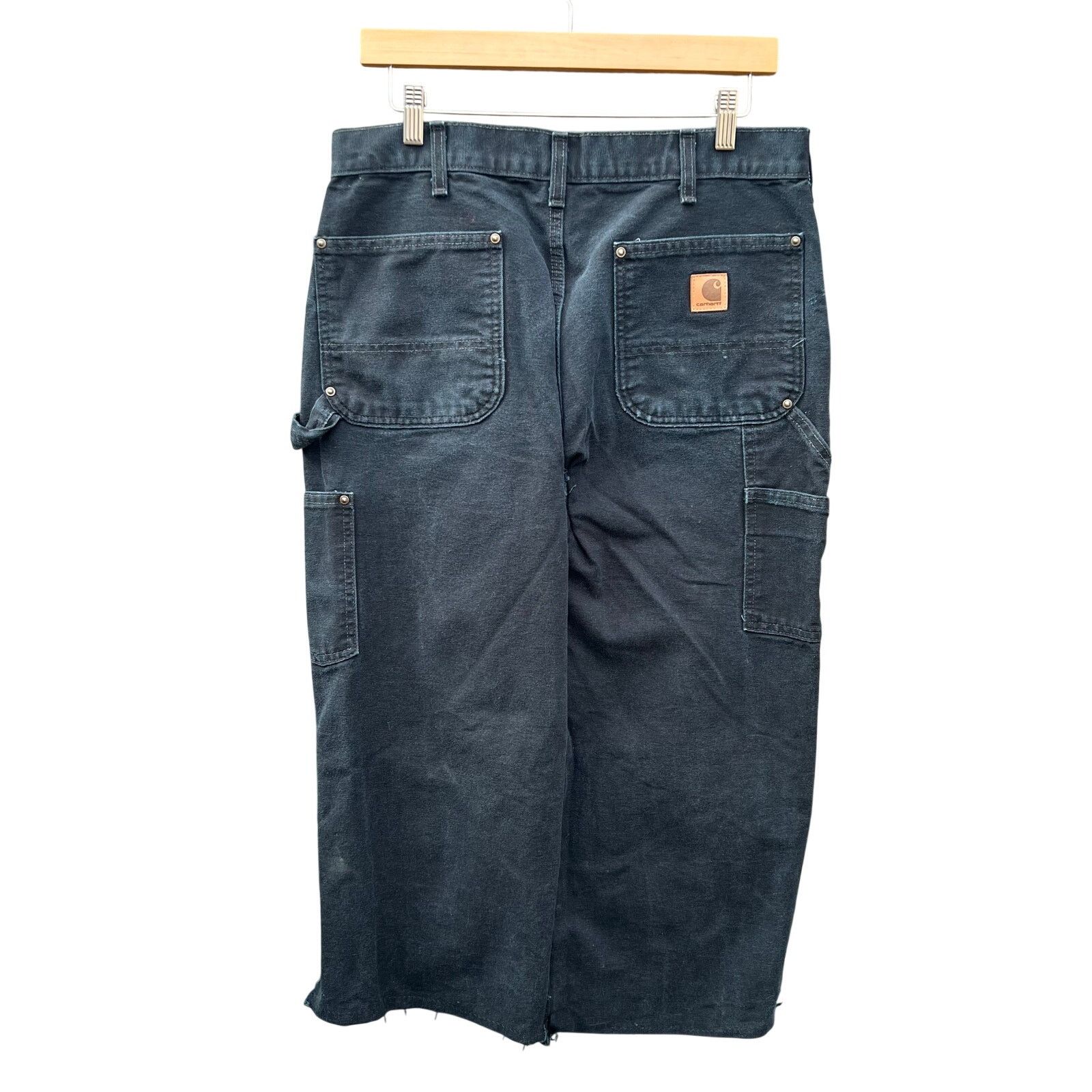 Carhartt Vintage Carhartt Black Double Knee Skirt Size XL 34x33 Size XL / US 12-14 / IT 48-50 - 2 Thumbnail