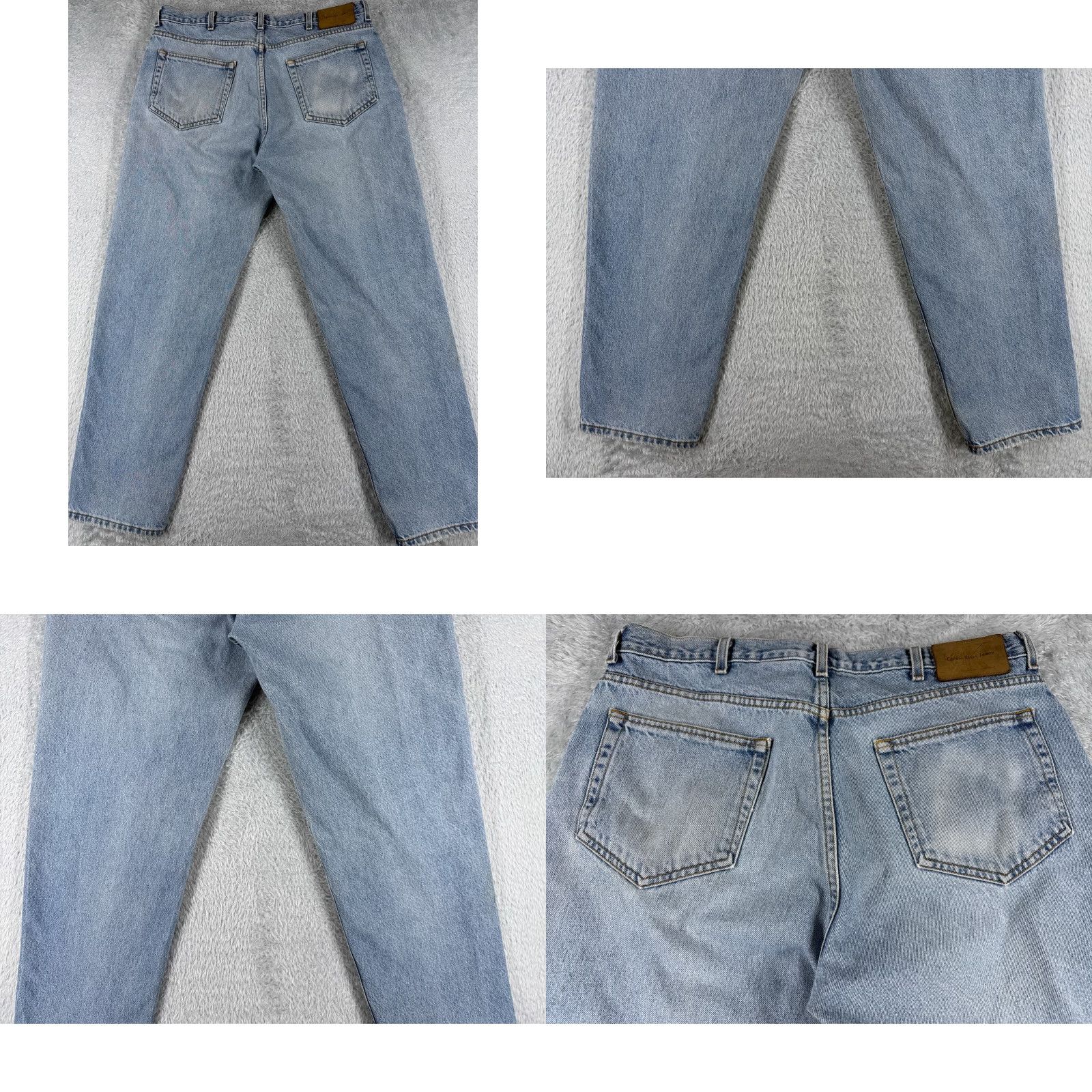 Calvin Klein Calvin Klein Jeans Adult 38 Blue Denim Cotton Straight Leg 36x31 Size US 38 / EU 54 - 9 Thumbnail
